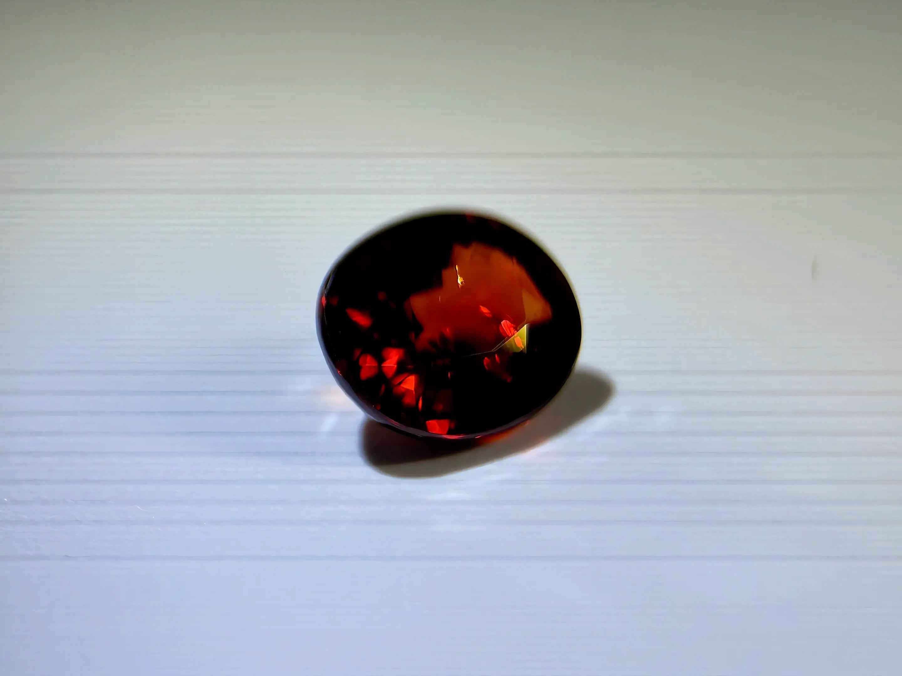 (3.52ct) Natural Spessartite Garnet - Vibrant Mandarin Orange - Large 10x8mm Oval Cut (WAV43)