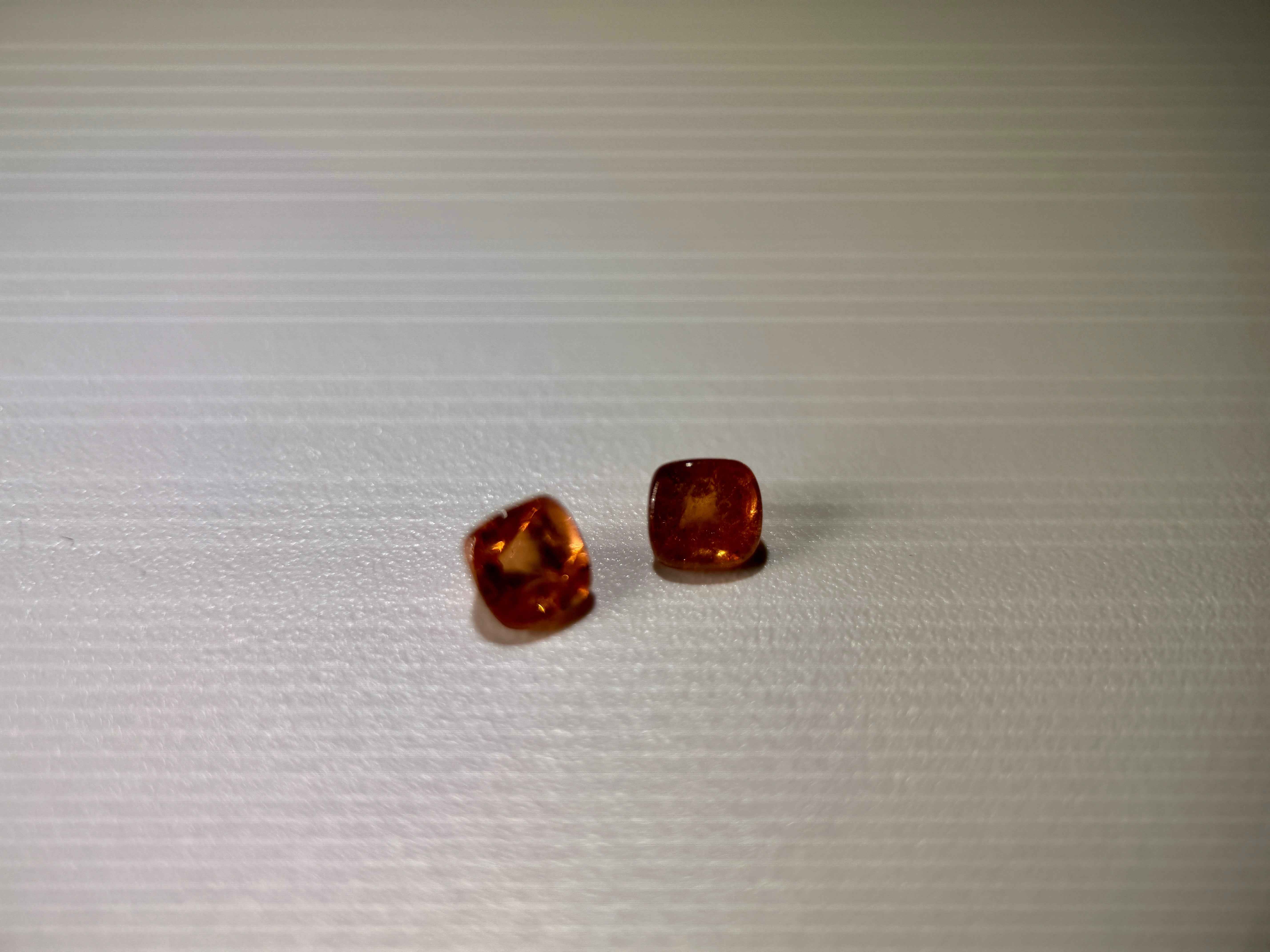 (1.57ct) Natural Spessartite Garnet - Rare "Fanta" Orange - Precision Oval Cut - Untreated (WAV44)
