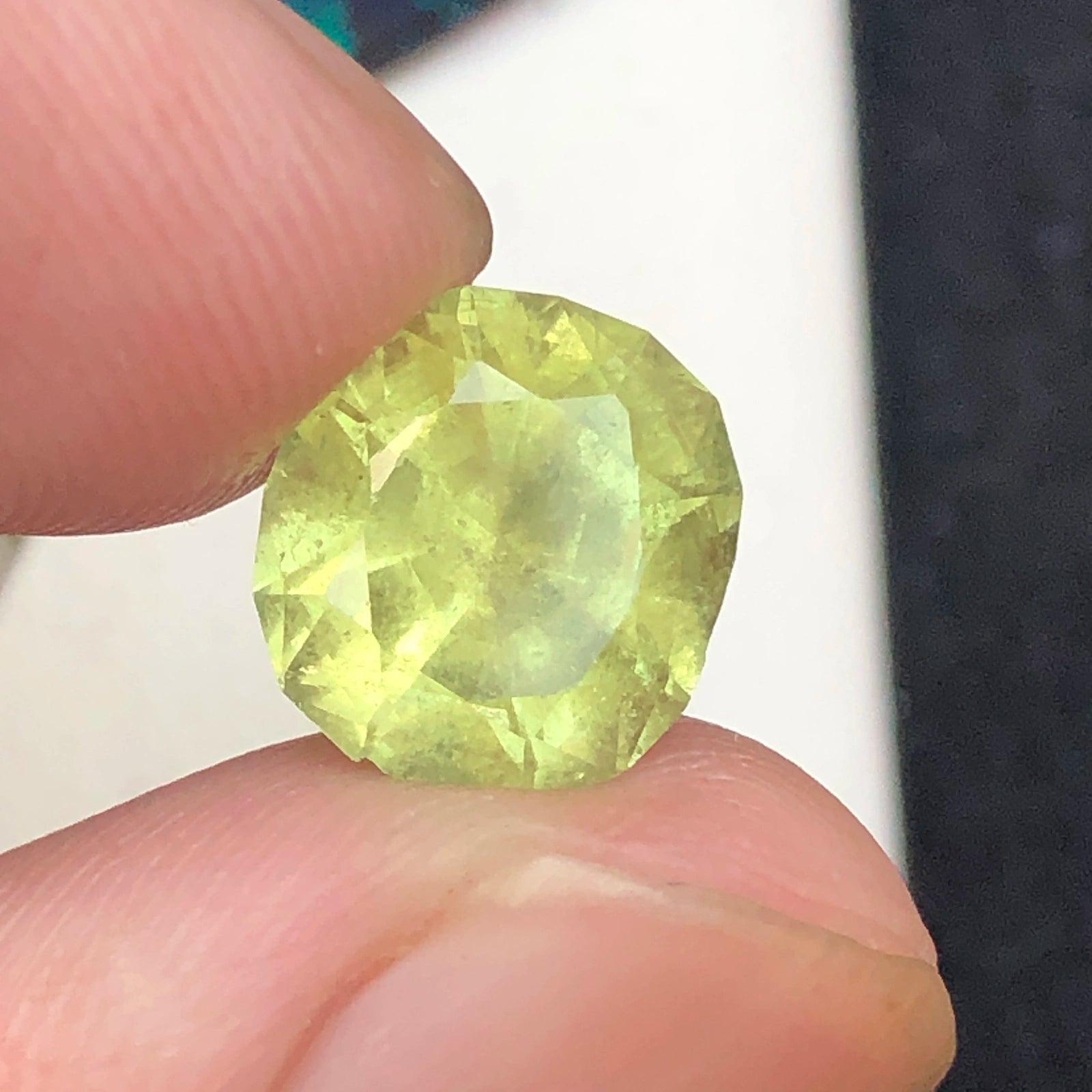 (3.62ct) Natürlicher gelber Turmalin – Seltener „Kanariengelber“ Farbton – Präziser Oktagonschliff – Afghanistan (WAV64)