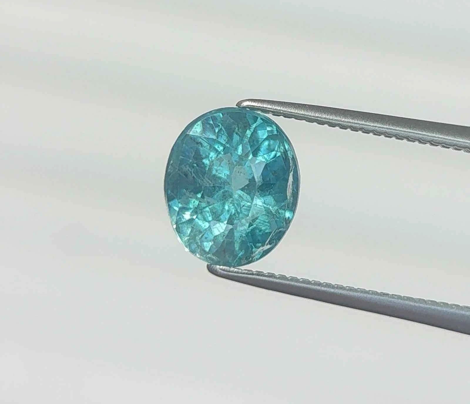 Natural Apatite Greenish Blue (1.84 CT) (WAV18)