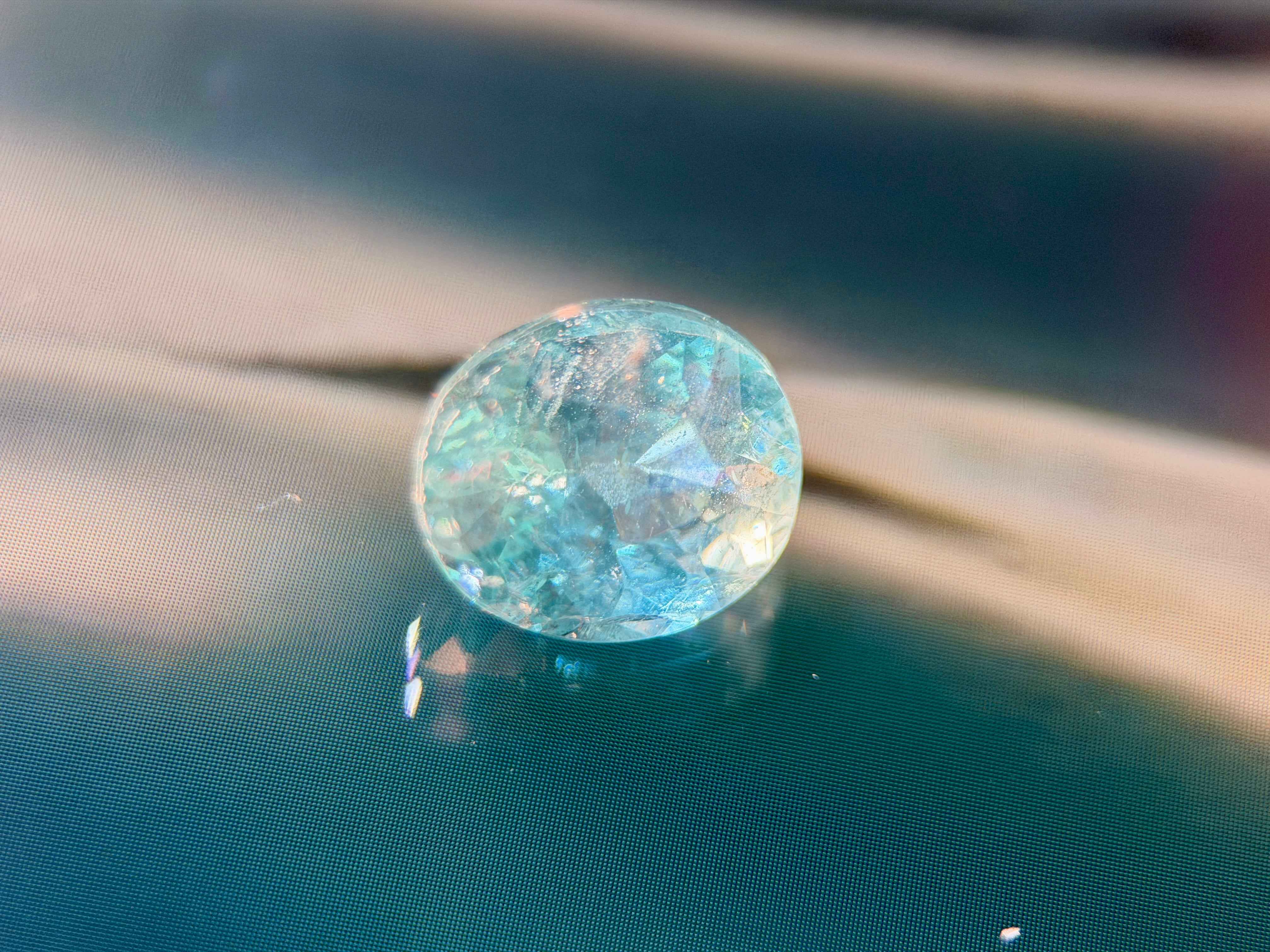 Natural Apatite Greenish Blue (1.84 CT) (WAV18)