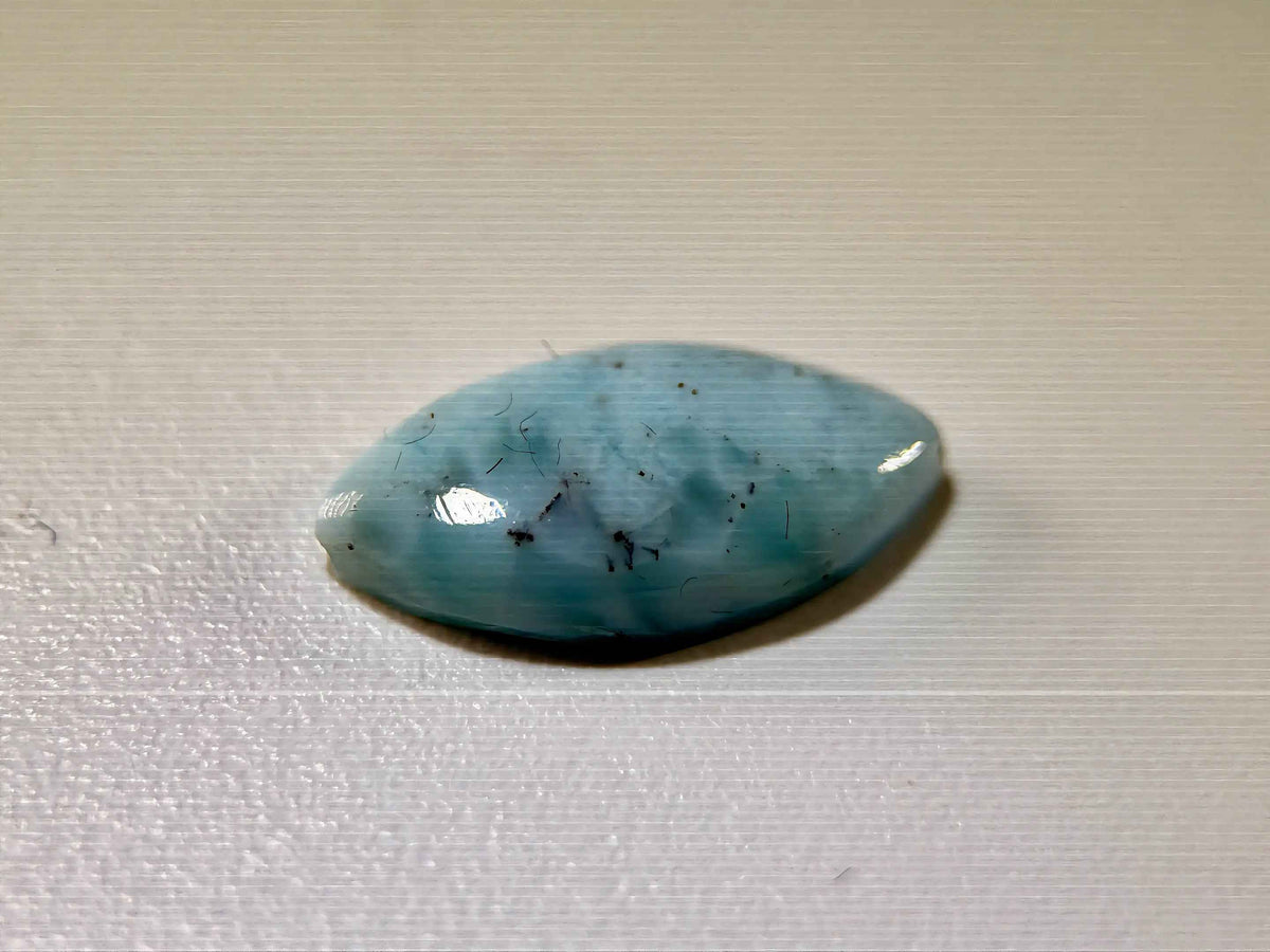 Natural Untreated Larimar Cabochon (3.65 Ct) (WAV3) - WAVGems