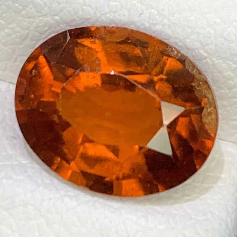 (3.11ct) Natural Orange Garnet - "Cinnamon Beauty" - Untreated Earth (WAV33)
