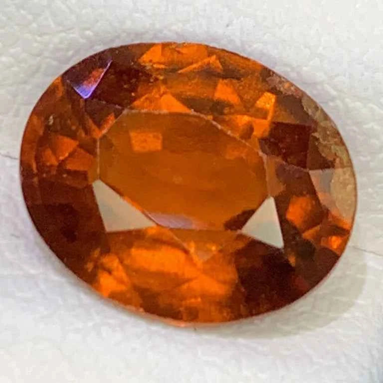 (3.11ct) Natural Orange Garnet - "Cinnamon Beauty" - Untreated Earth (WAV33)