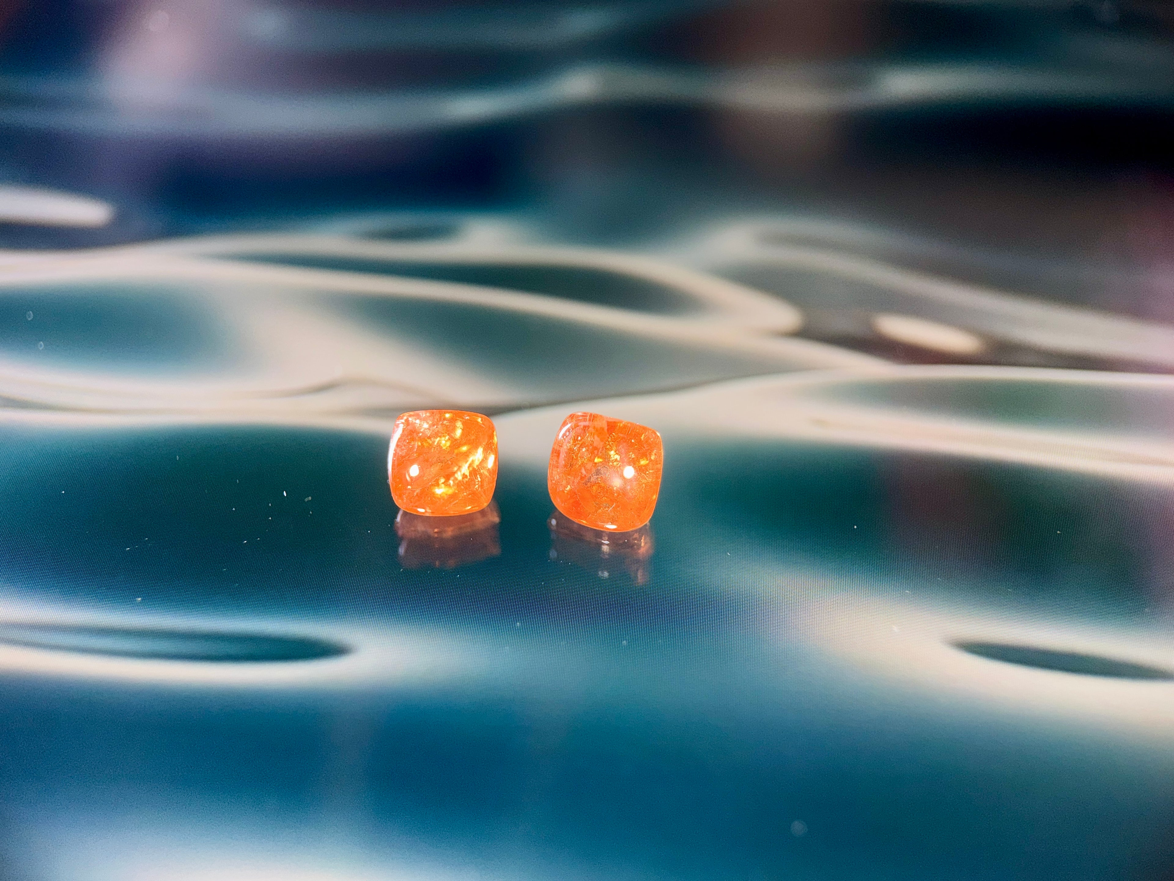 (3.94ct) Natural Spessartite Garnet - Majestic Mandarin Orange - Large 10x8mm Oval - Untreated (WAV51)