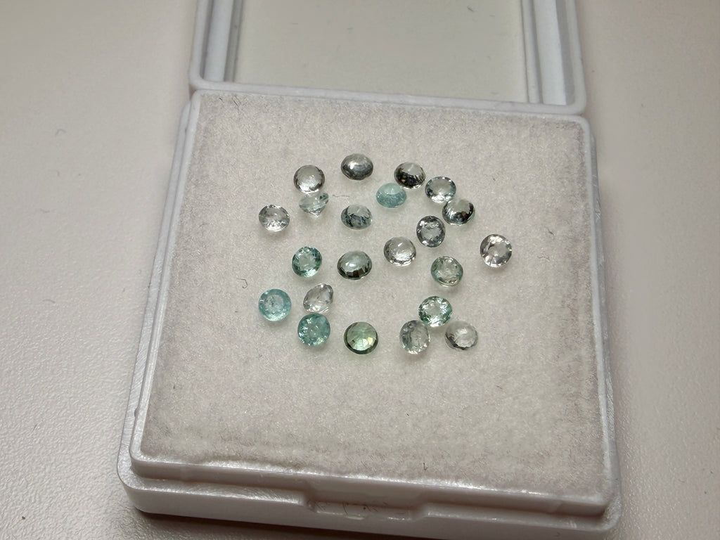 Rare Natural Paraiba Tourmaline Faceted Parcel | 2.06ctw (WAVS3)