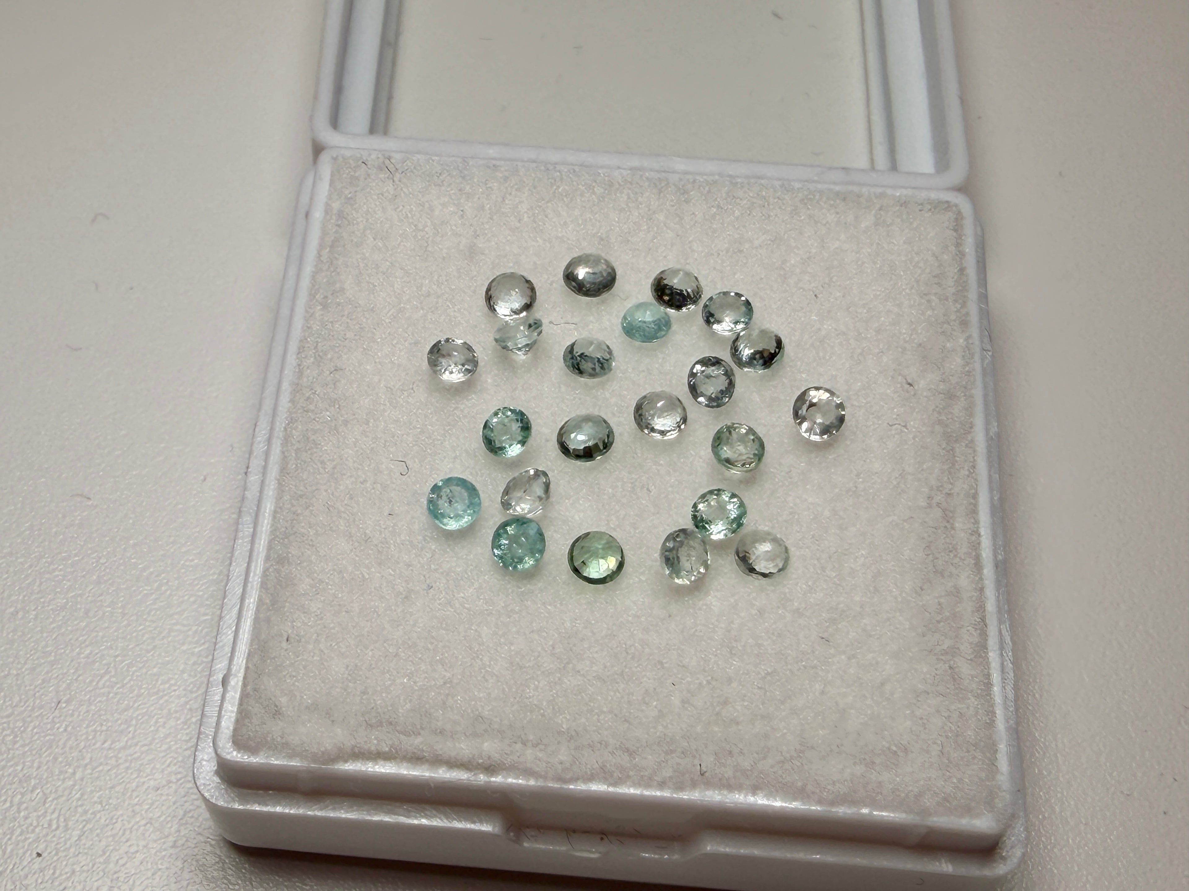 Rare Natural Paraiba Tourmaline Faceted Parcel | 2.06ctw (WAVS3)
