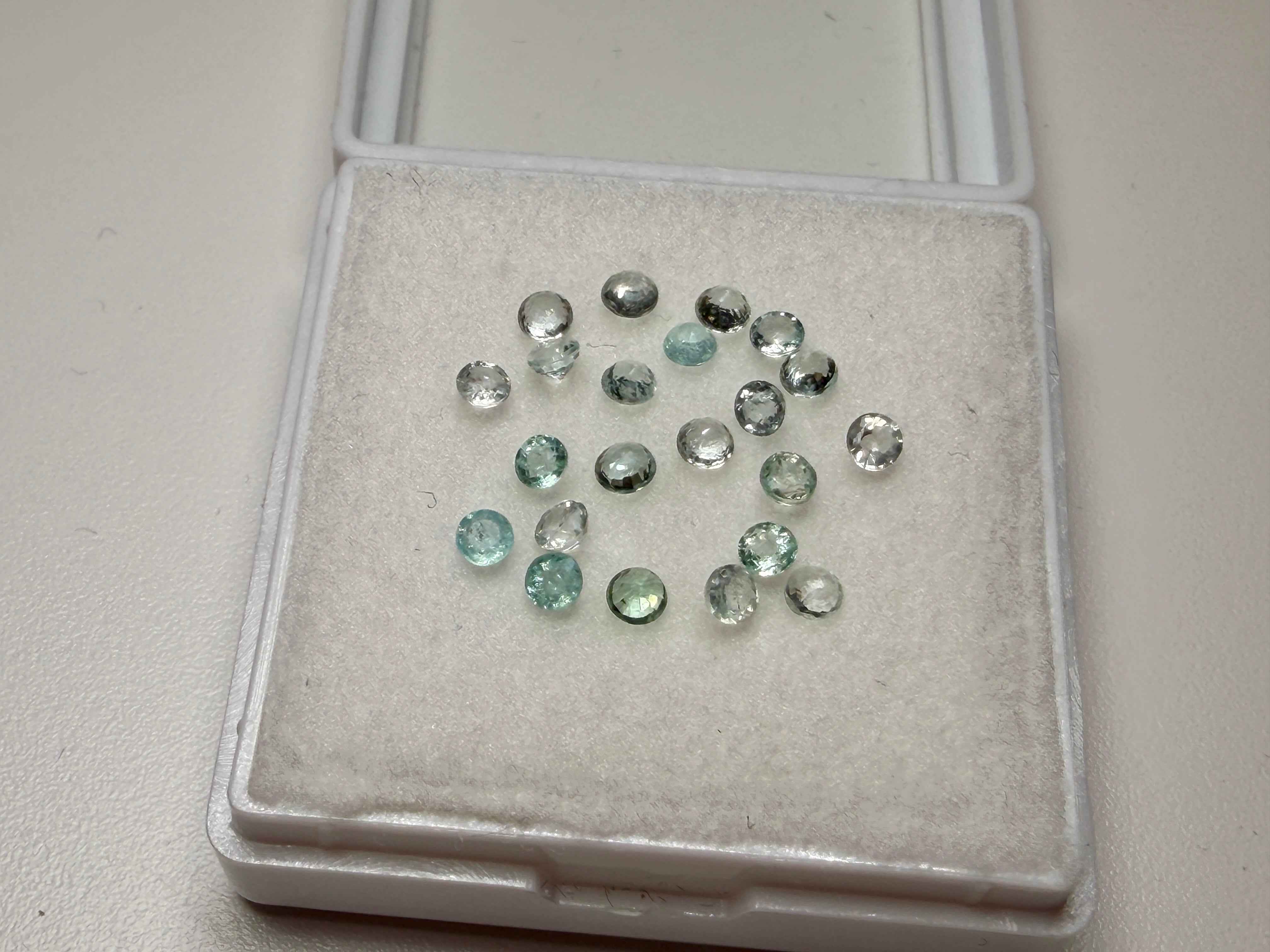 Rare Natural Paraiba Tourmaline Faceted Parcel | 2.06ctw (WAVS3)