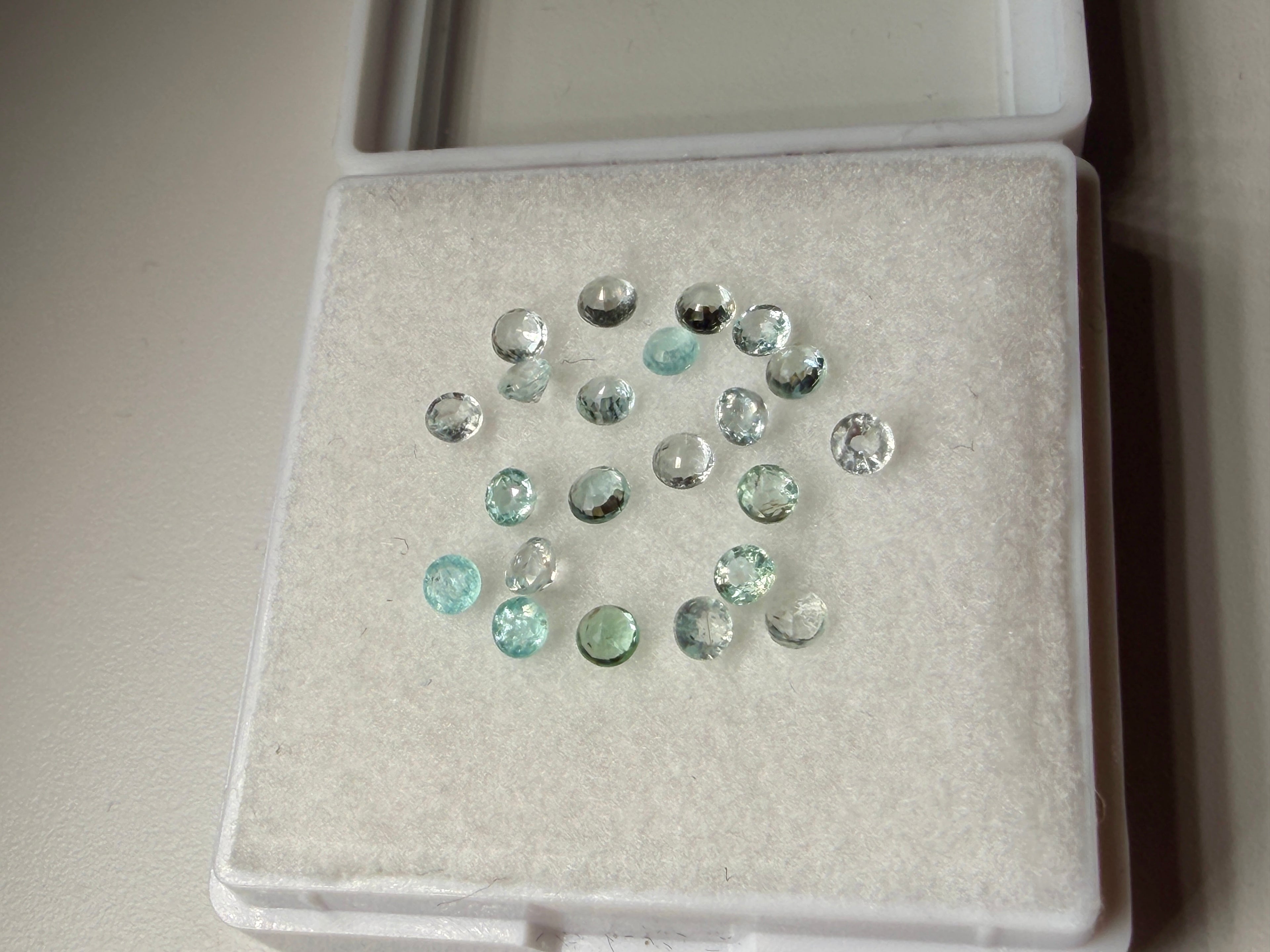 Rare Natural Paraiba Tourmaline Faceted Parcel | 2.06ctw (WAVS3)