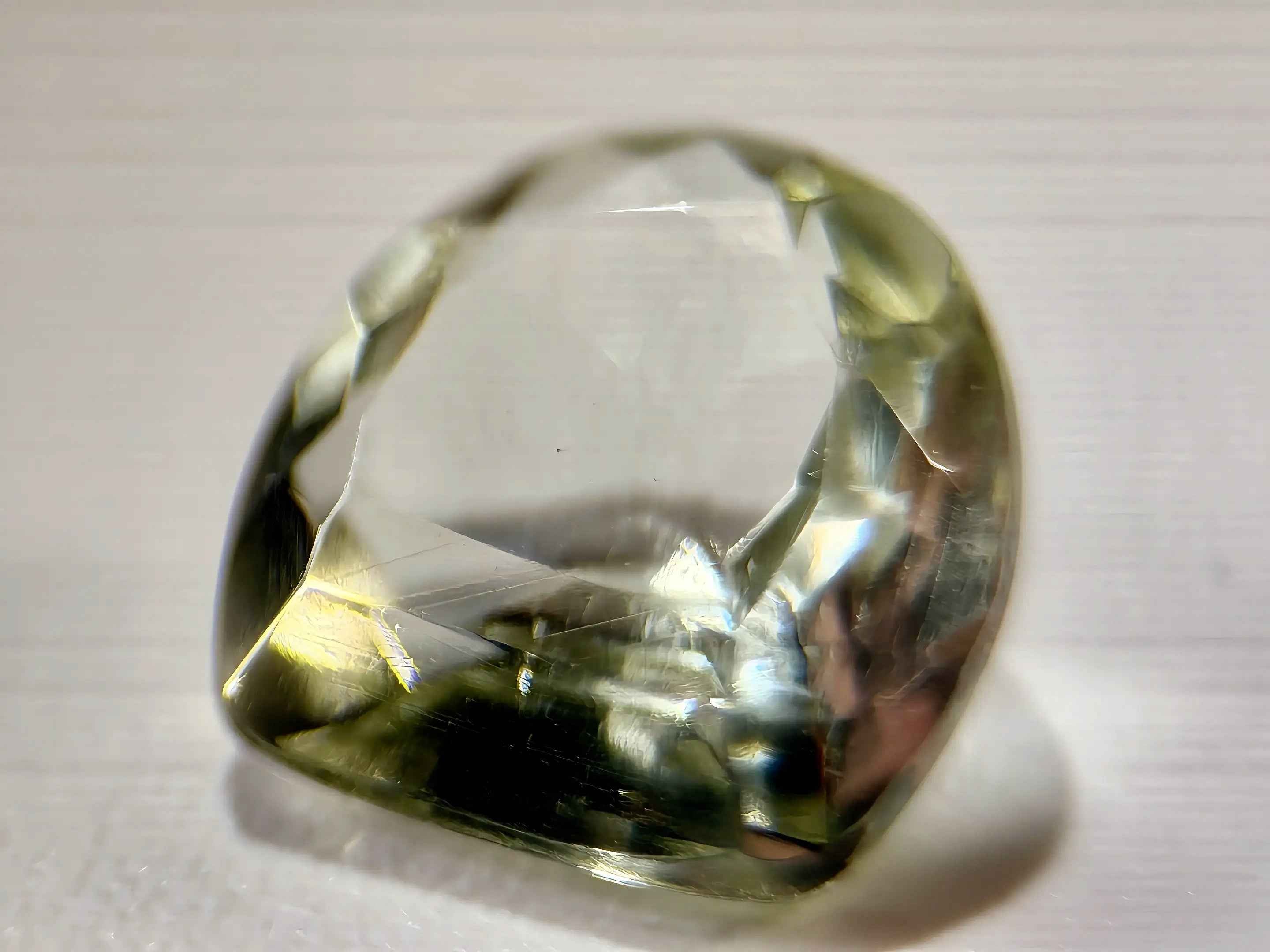 Natural Untreated Prasiolite (Green Amethyst) Faceted (4.55 Ct) (WAV11)