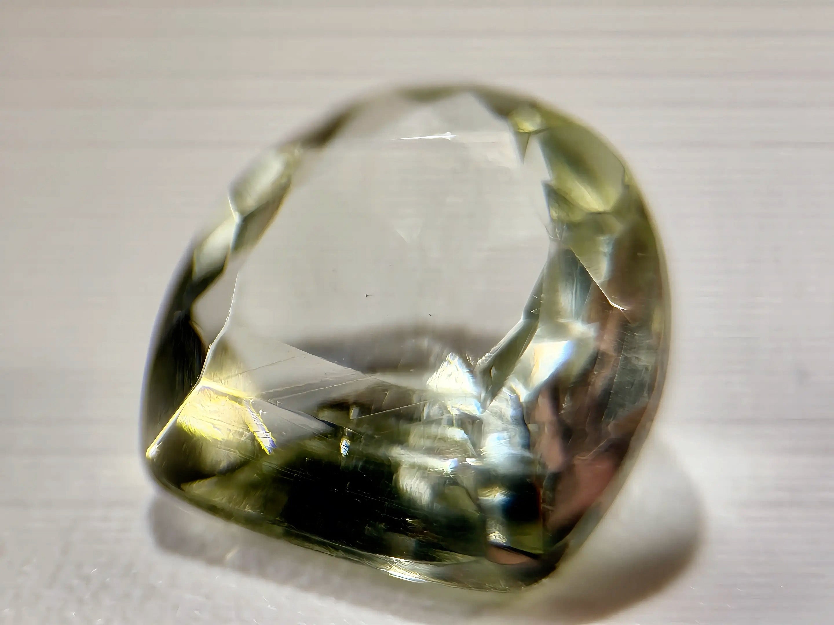 Natural Untreated Prasiolite (Green Amethyst) Faceted (4.55 Ct) (WAV11)