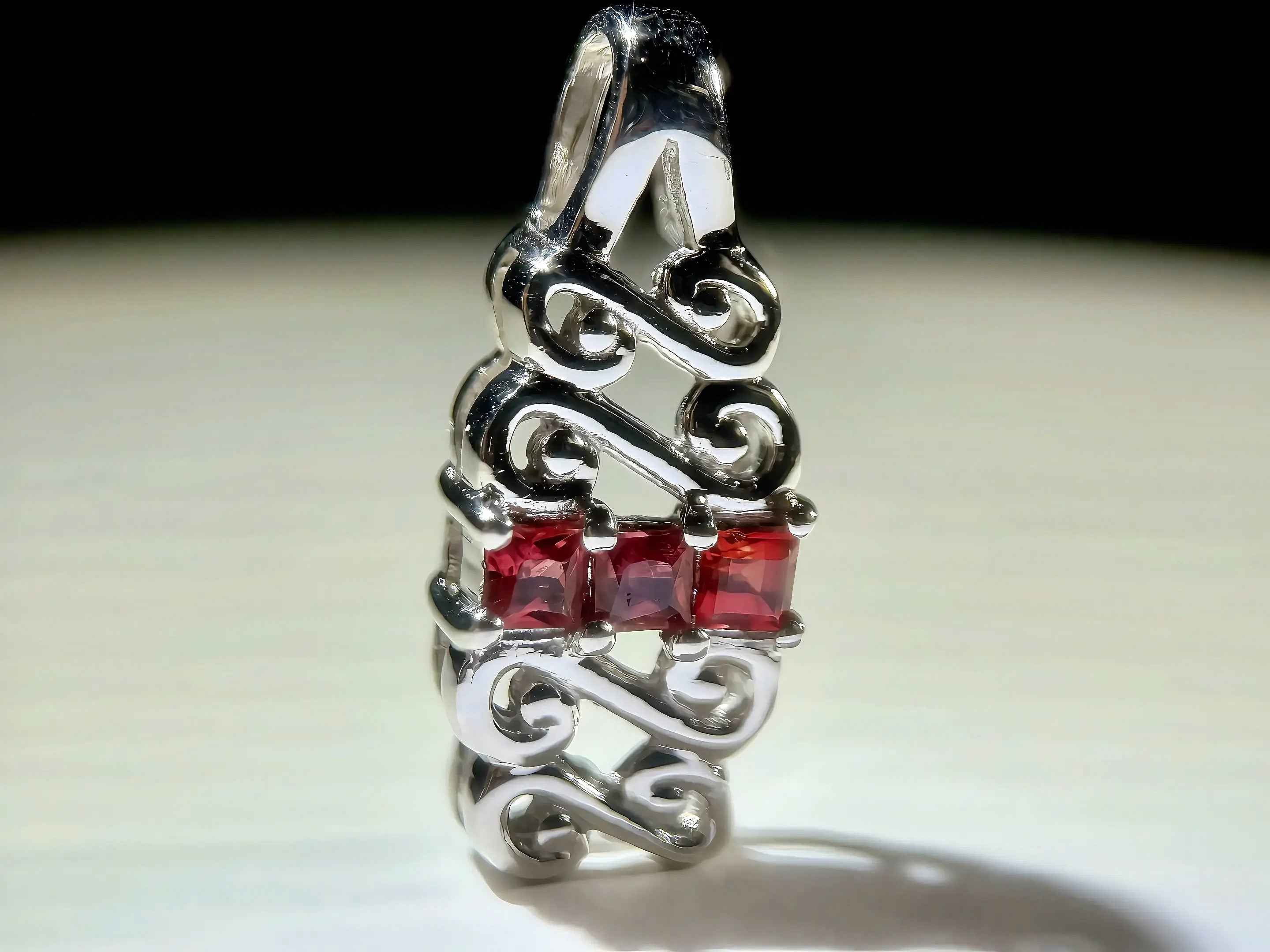 Natural Red Ruby Pendant (2.54g) (WAVJ2)