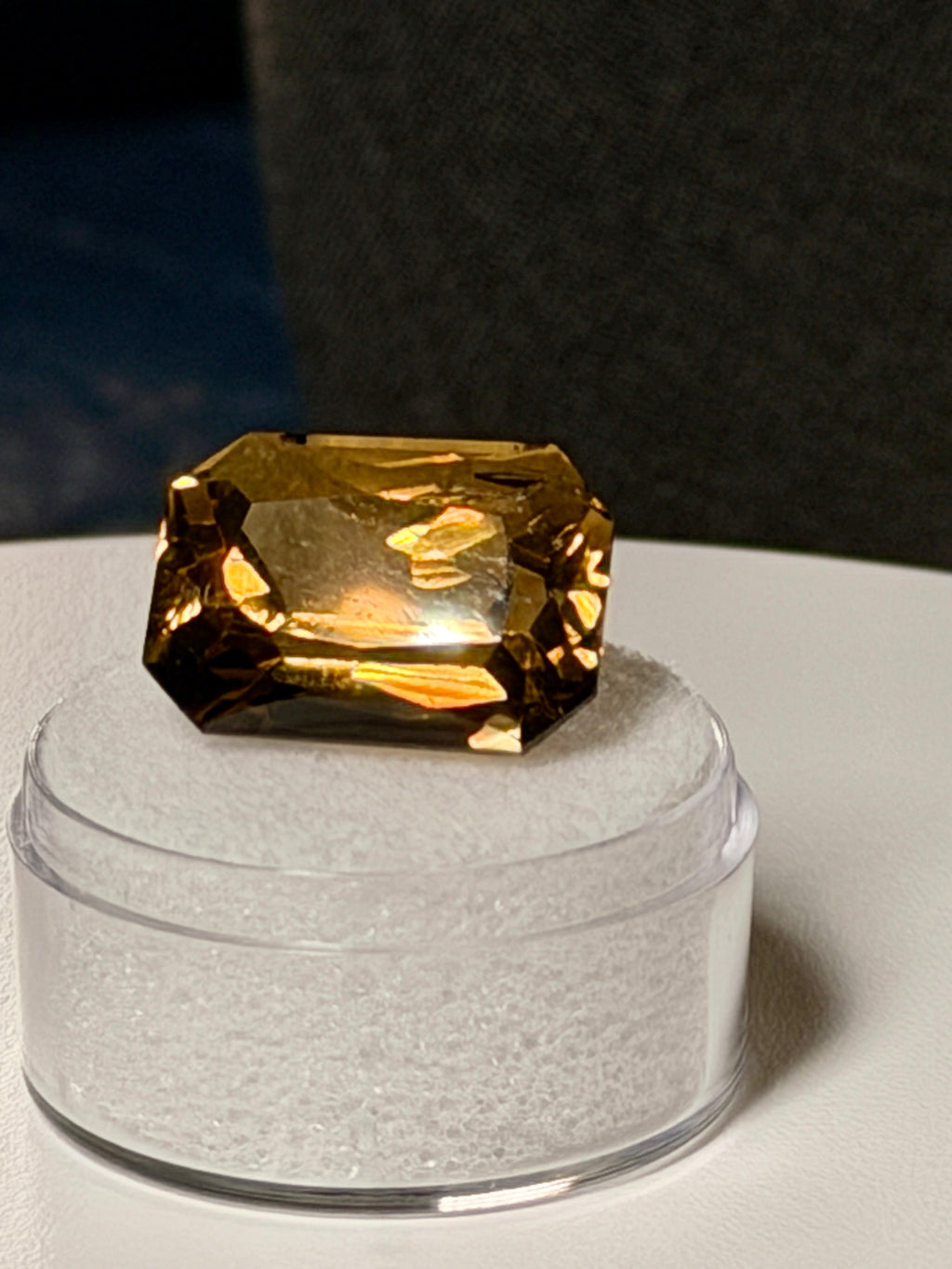 |Custom Precision Cut| Santa Ana Madeir: 16.49 Ct Citrine | State Of Minas Gerais Brazil (WAV24)