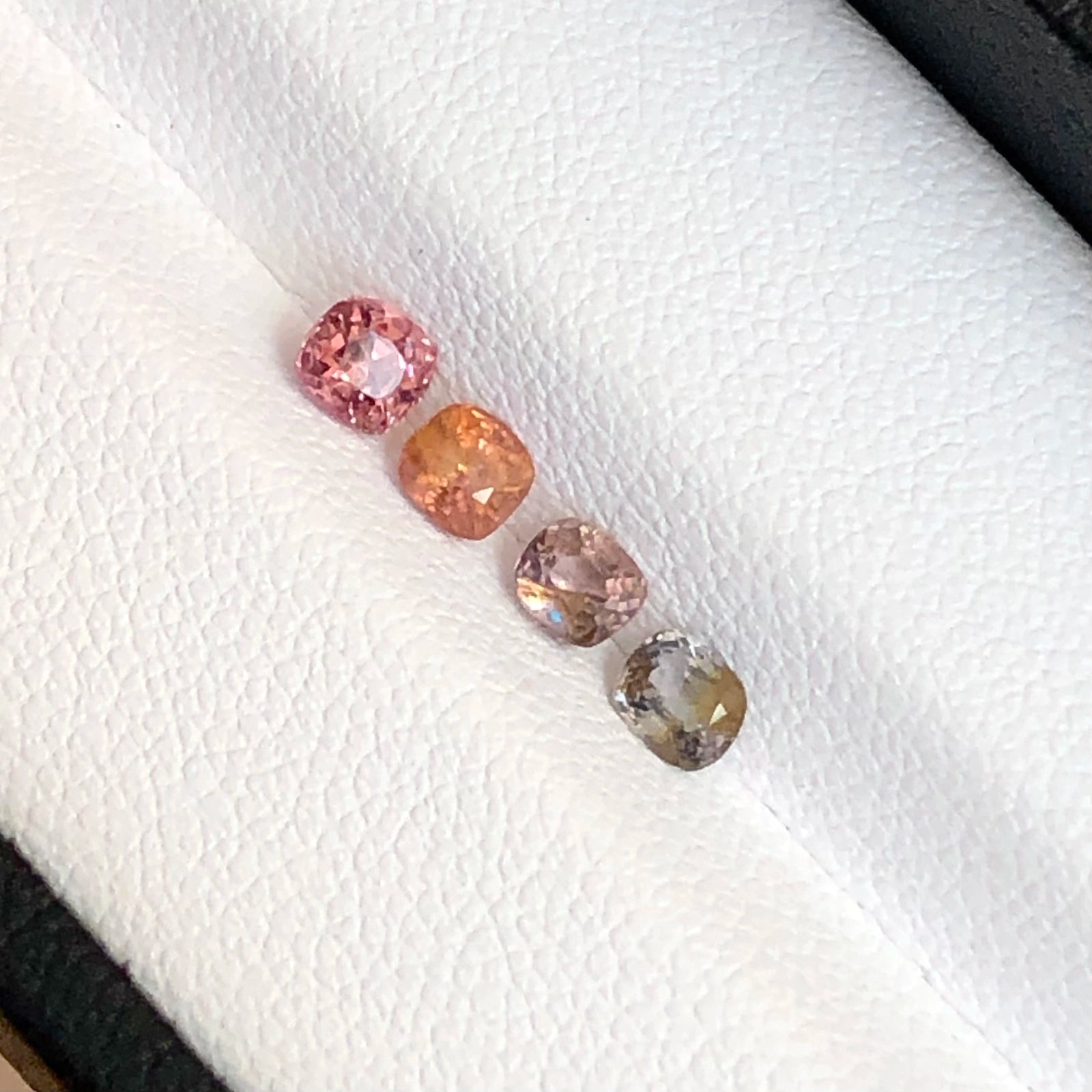 1.10ctw Natural Multi-Color Spinel Lot - 4 Pieces - Fiery Luster - Rare Earth-Mined Suite (WAV72)