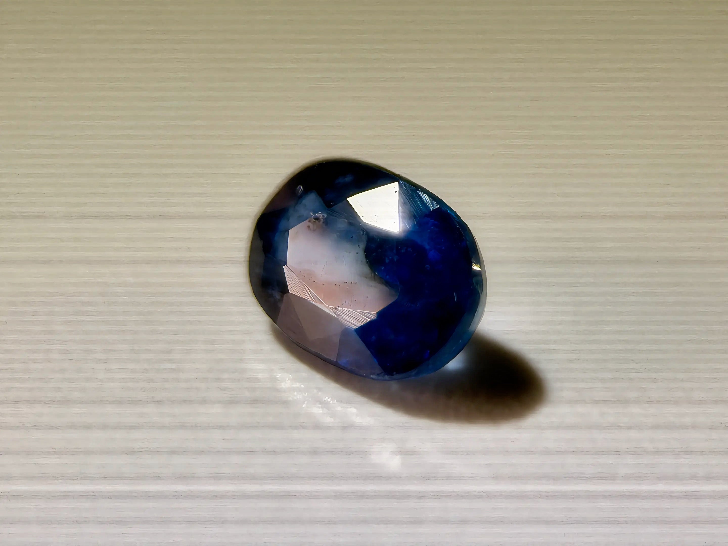 1.20ct Natural Blue Sapphire  - Vivid Royal Blue - Precision Faceted (WAV66)