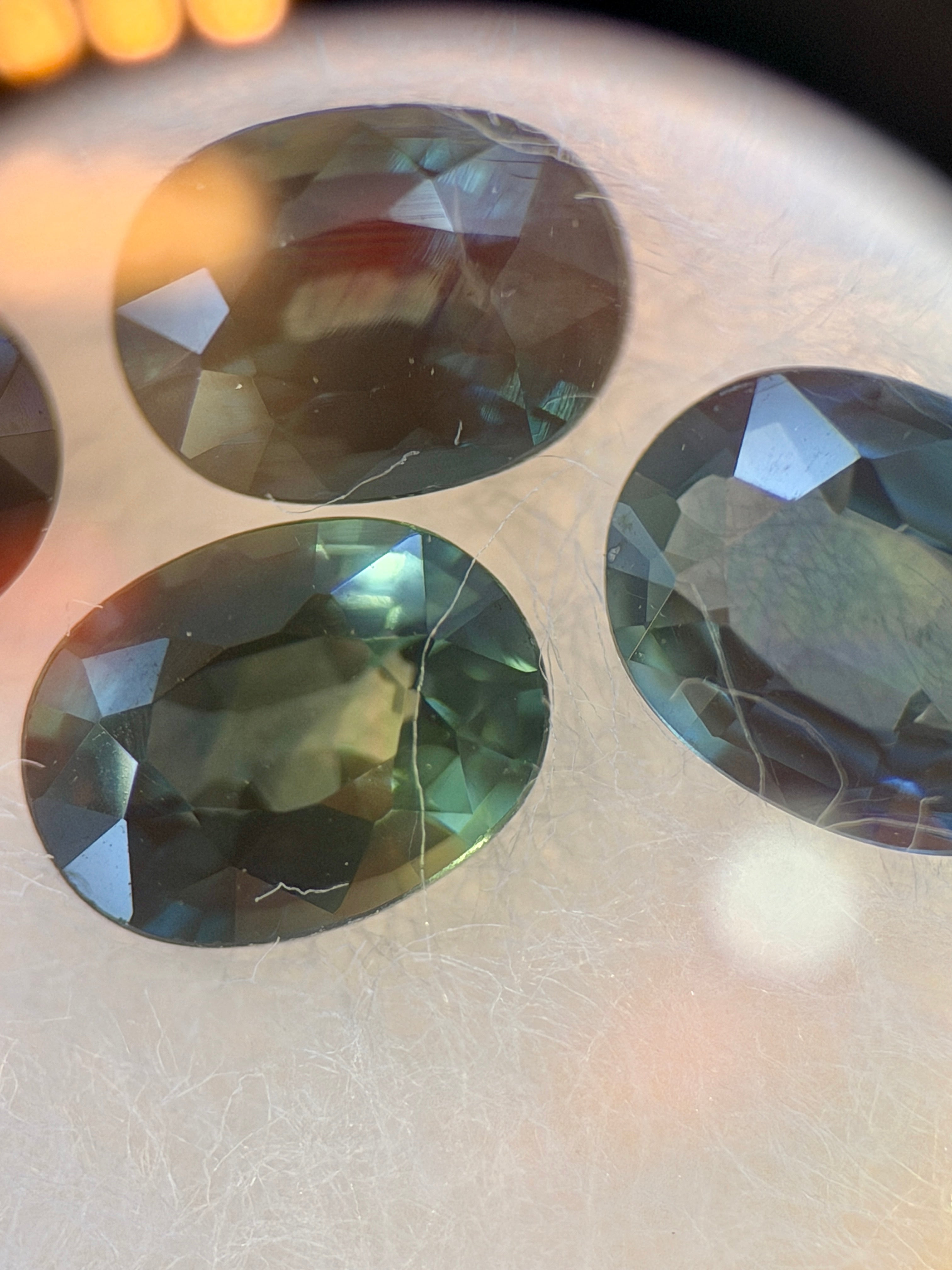 (9.90ctw) Precision-Cut Montana Teal Sapphire Melee Parcel (WAVS7)