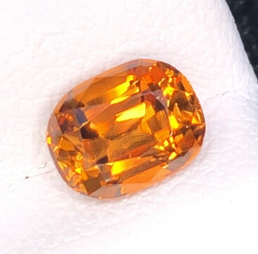 1.65ct Natural Imperial Zircon - Precision Cut - Earthy Brown Brilliance - Rare VS Quality (WAV82)