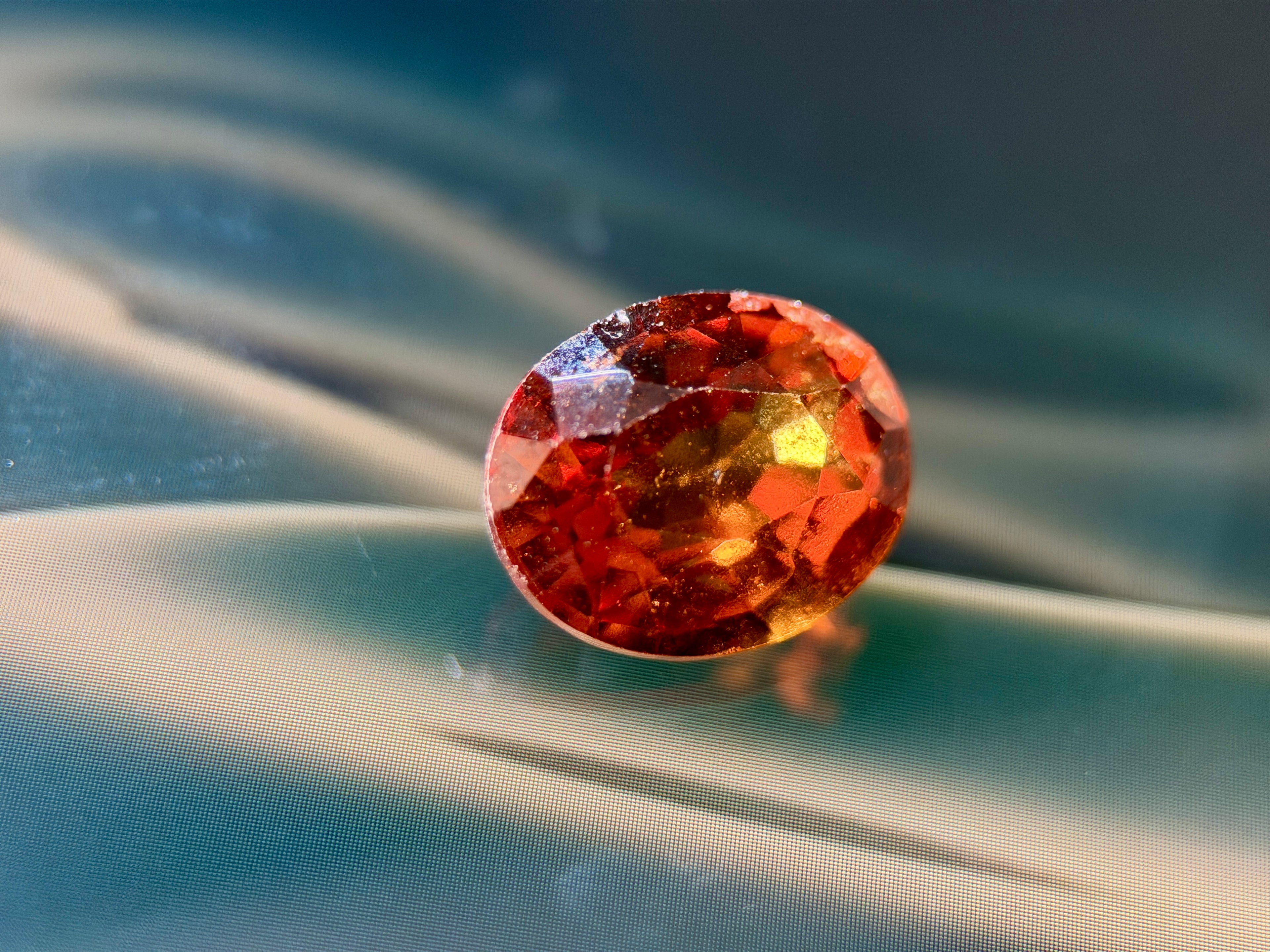(3.11ct) Natural Orange Garnet - "Cinnamon Beauty" - Untreated Earth (WAV33)