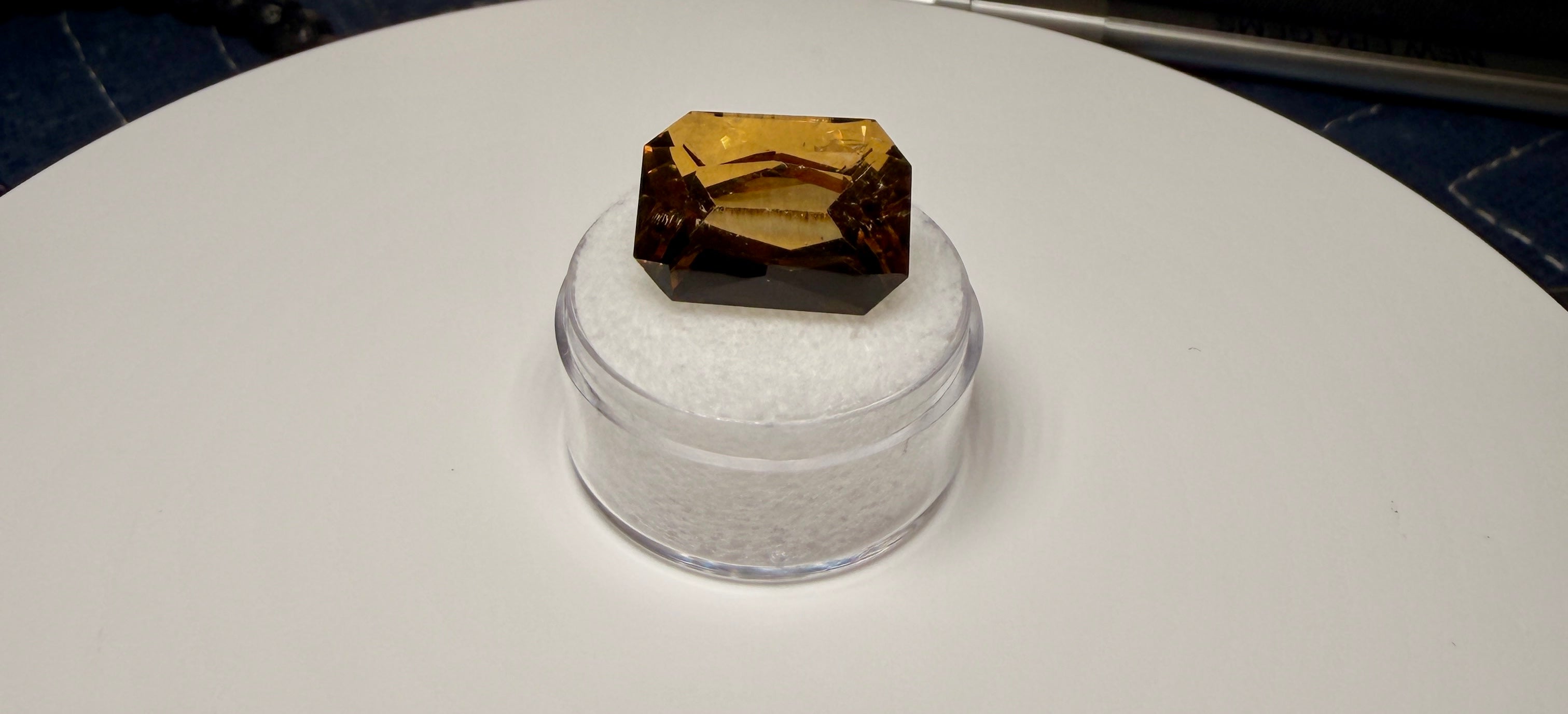 |Custom Precision Cut| Santa Ana Madeir: 16.49 Ct Citrine | State Of Minas Gerais Brazil (WAV24)