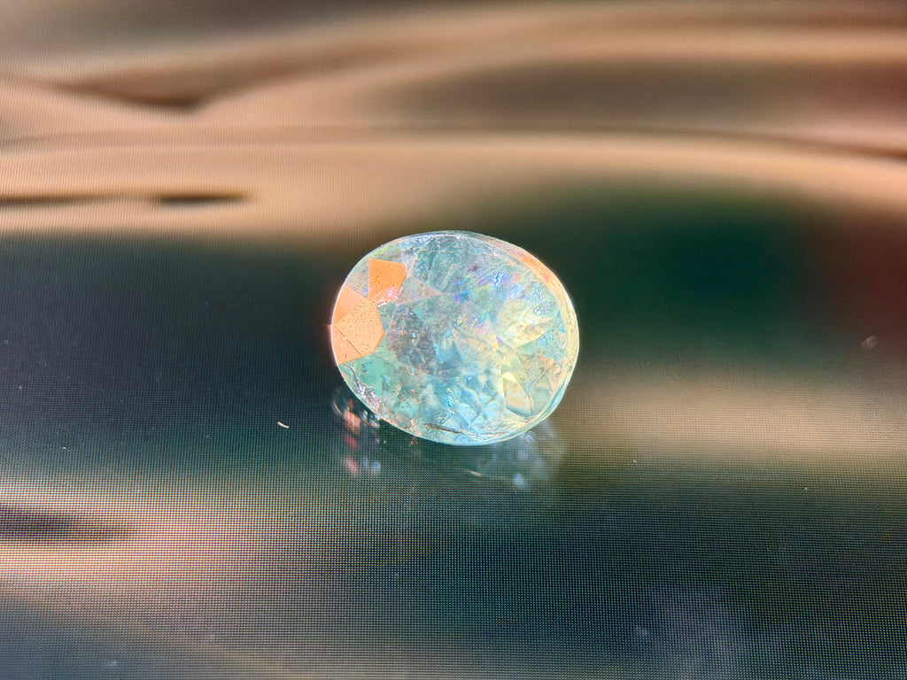 Natural Apatite Greenish Blue (1.84 CT) (WAV18)
