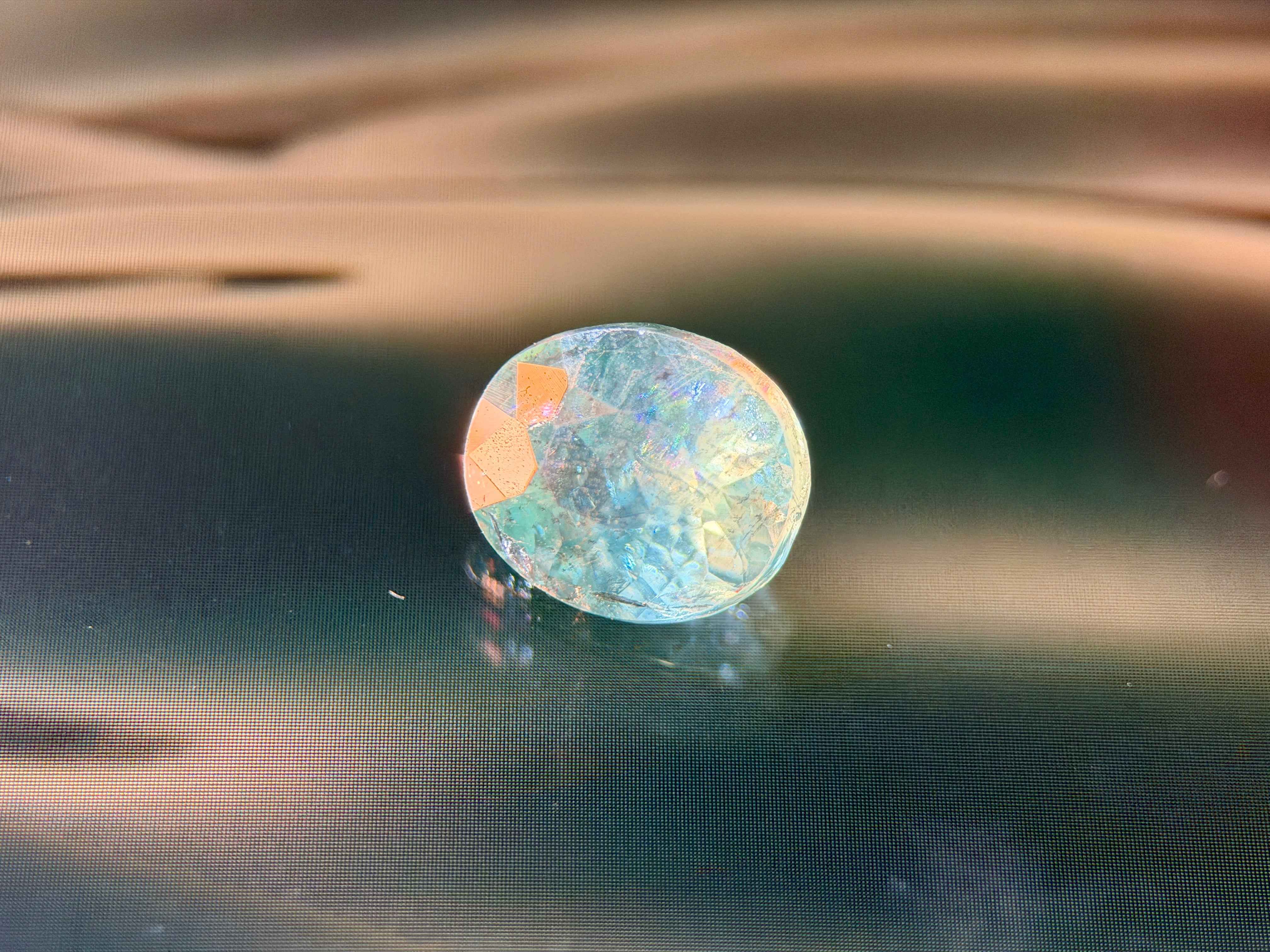 Natural Apatite Greenish Blue (1.84 CT) (WAV18)