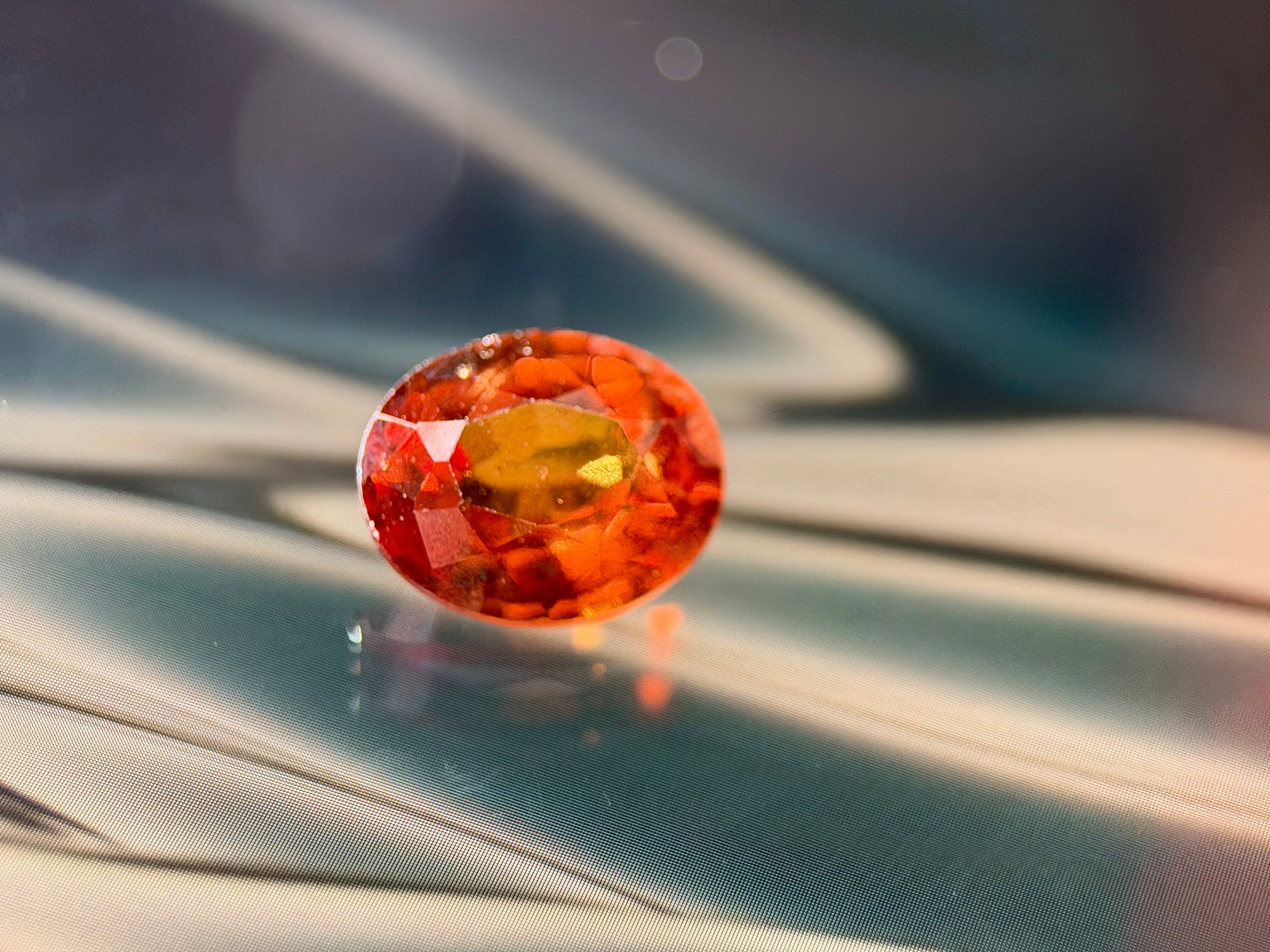 (3.11ct) Natural Orange Garnet - "Cinnamon Beauty" - Untreated Earth (WAV33)