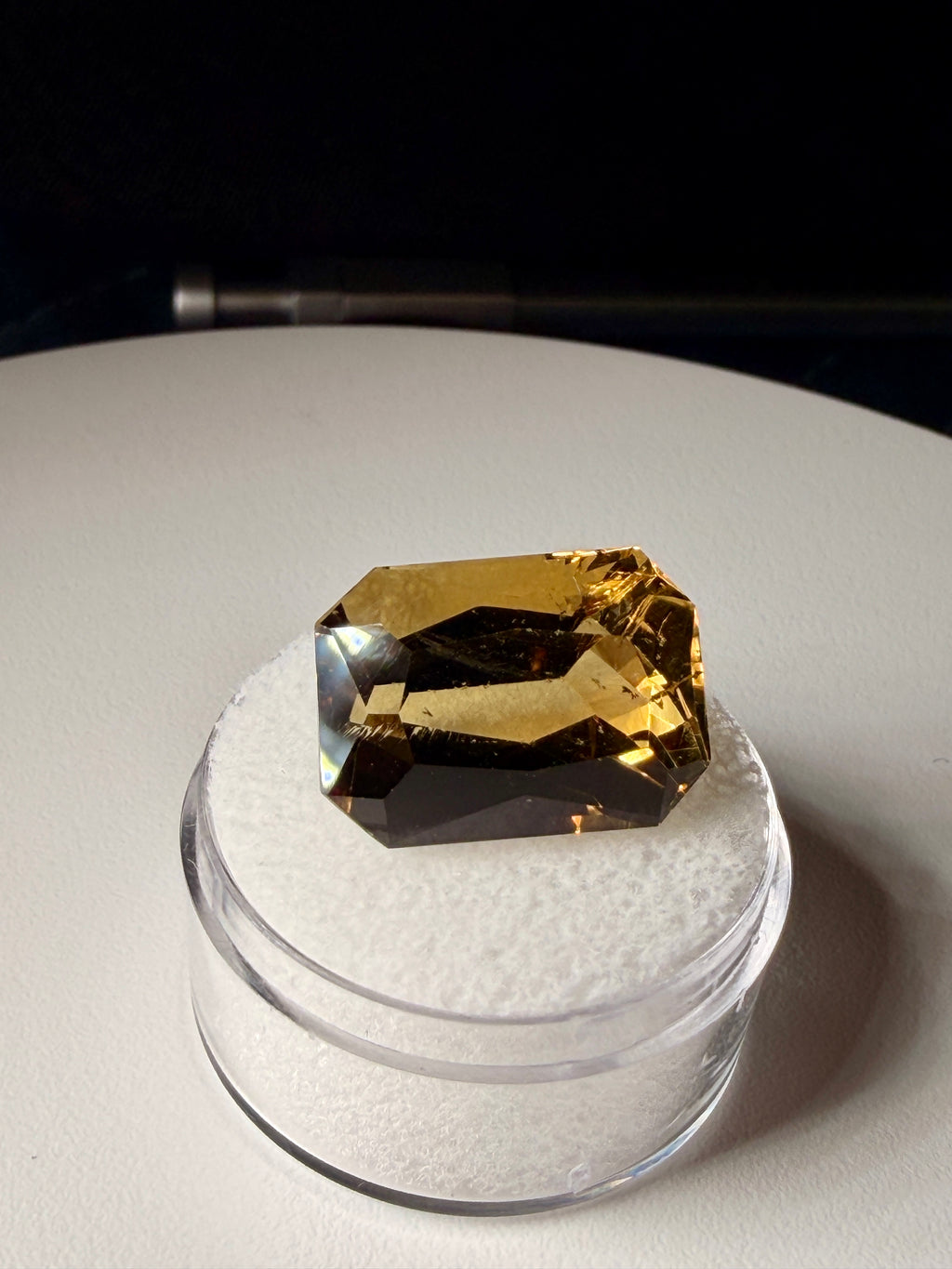 |Custom Precision Cut| Santa Ana Madeir: 16.49 Ct Citrine | State Of Minas Gerais Brazil (WAV24)