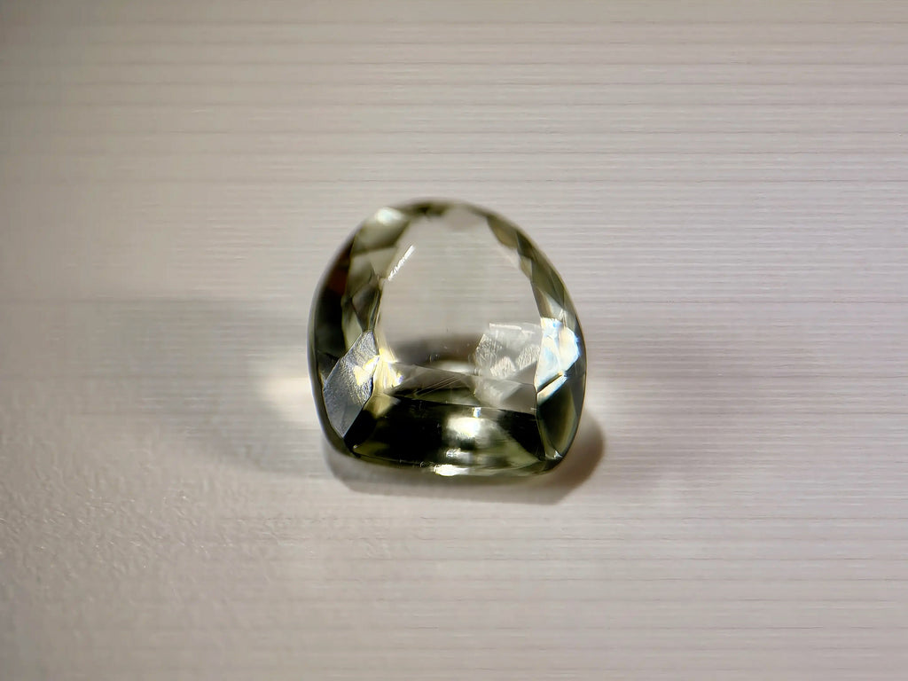Natural Untreated Prasiolite (Green Amethyst) Faceted (4.55 Ct) (WAV11)