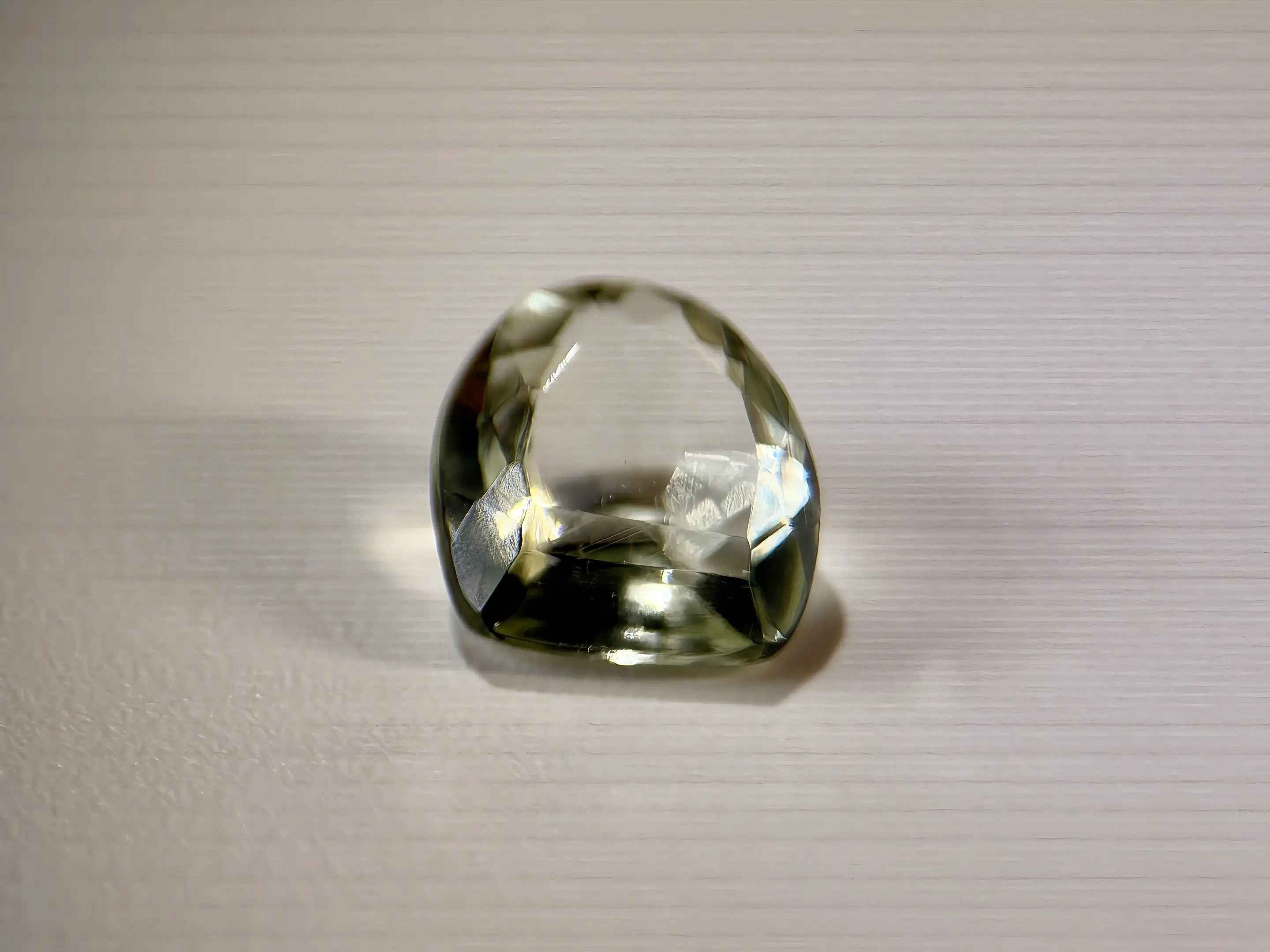Natural Untreated Prasiolite (Green Amethyst) Faceted (4.55 Ct) (WAV11)