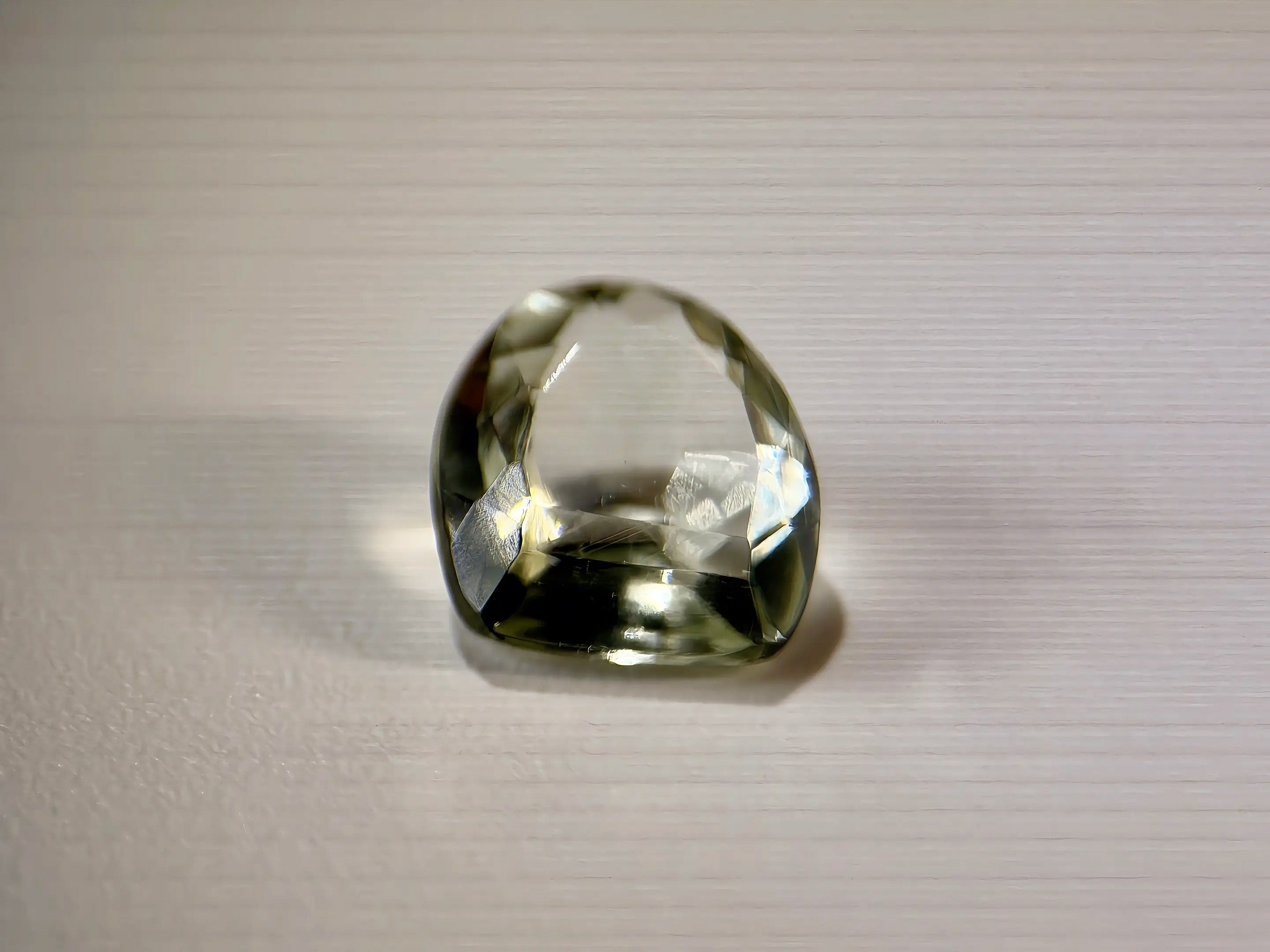 Natural Untreated Prasiolite (Green Amethyst) Faceted (4.55 Ct) (WAV11)