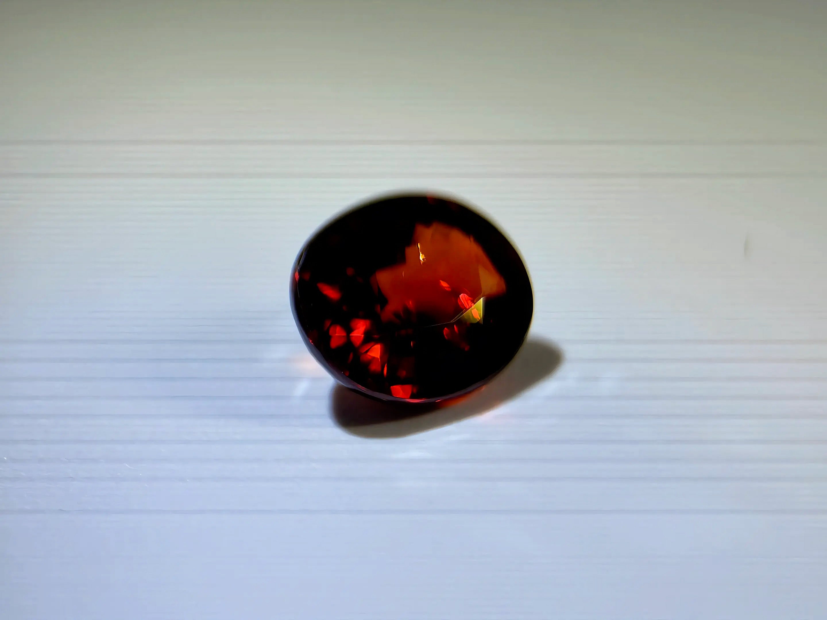 (3.52ct) Natural Spessartite Garnet - Vibrant Mandarin Orange - Large 10x8mm Oval Cut (WAV43)