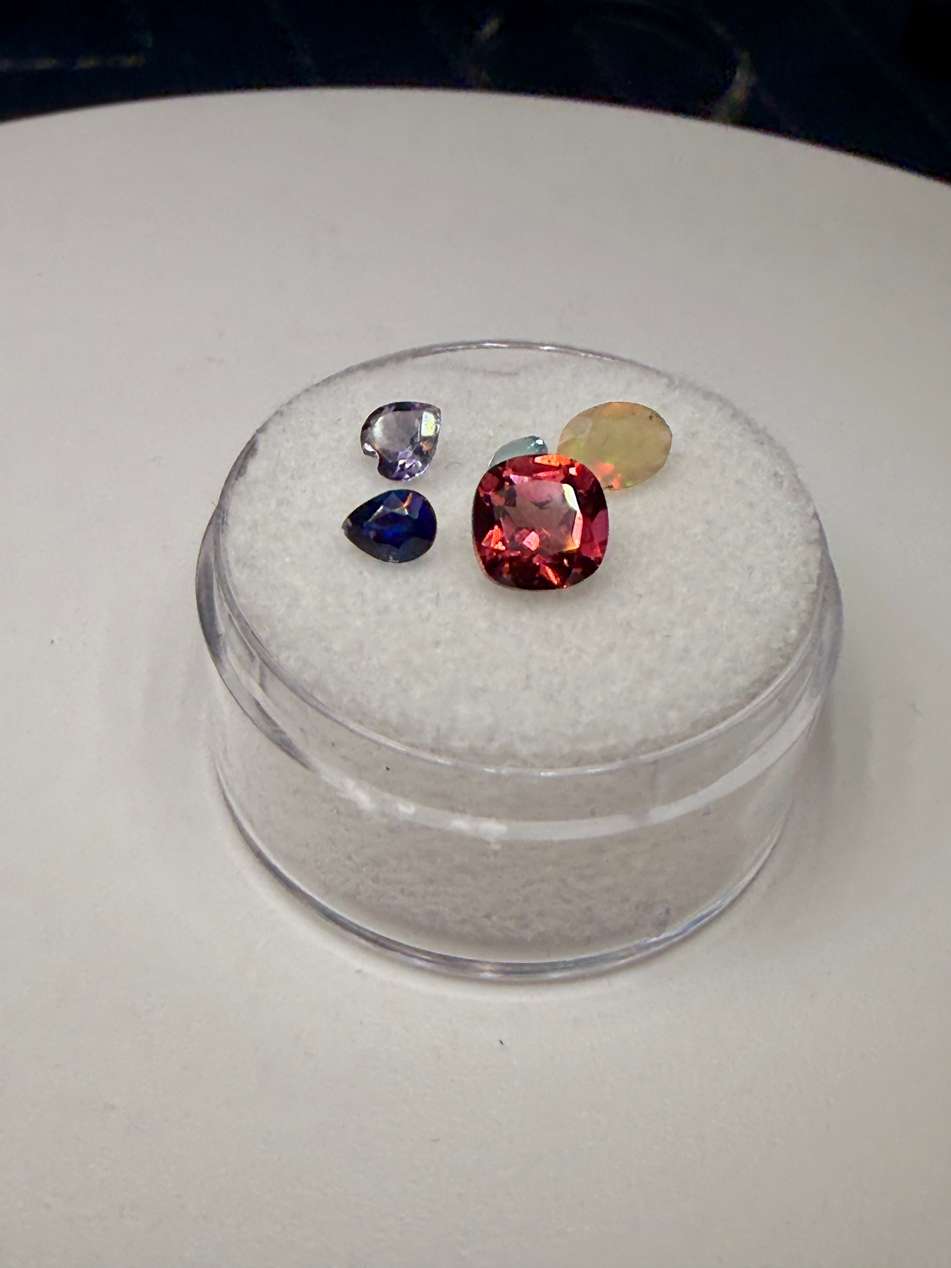 Natural Gemstone Parcel - (1.82ct) Garnet, Opal, Iolite, Kyanite, Apatite (Rare Earth Stones) (WAVS4))