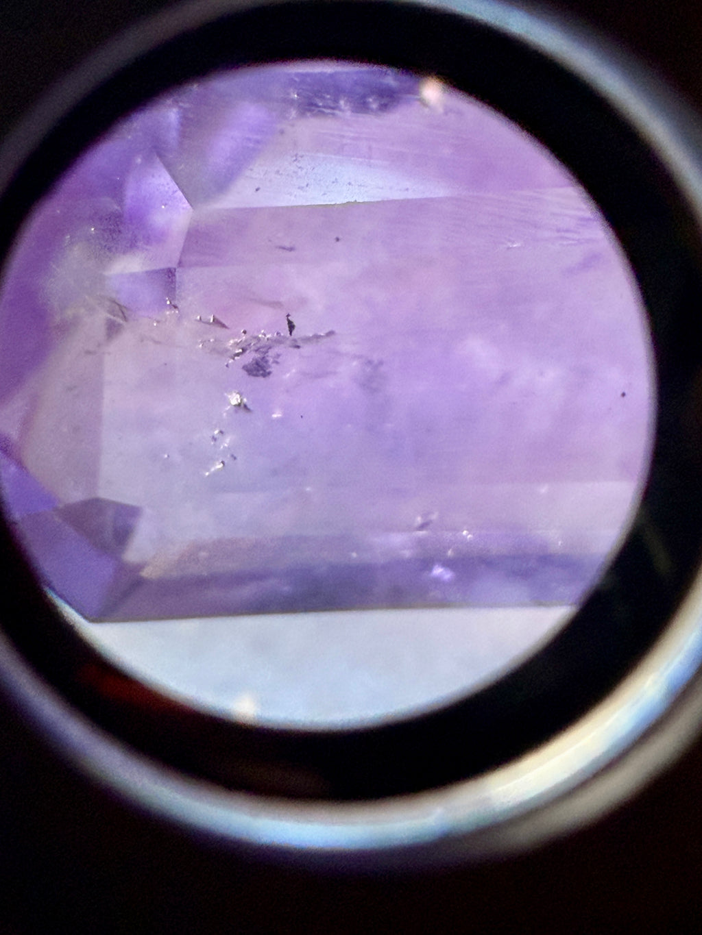 (21.0ct) Royal Vivid Purple Fluorite From Brazil- Precision Master Cut (No Windowing)