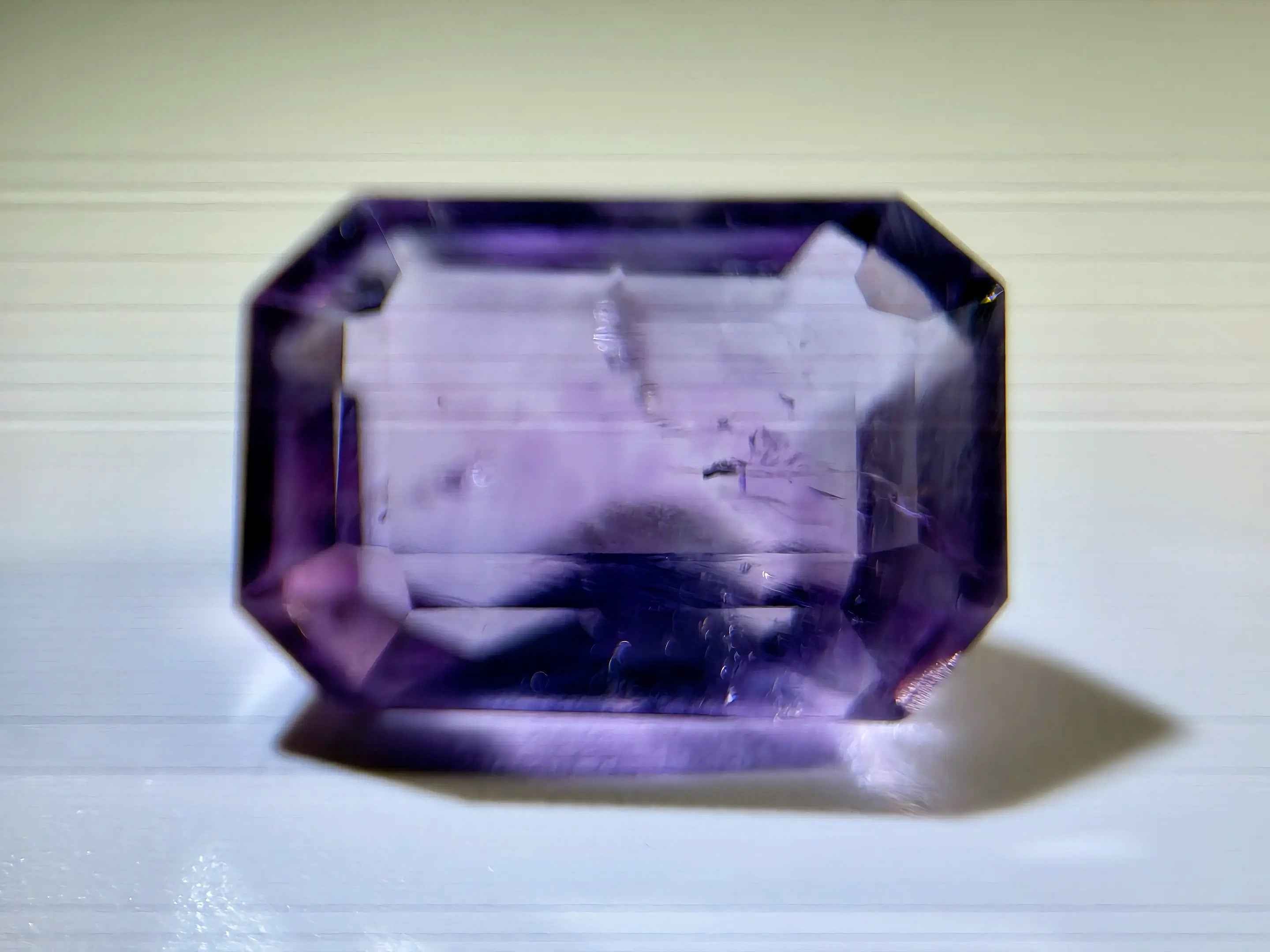 (21.0ct) Royal Vivid Purple Fluorite From Brazil- Precision Master Cut (WAV29)