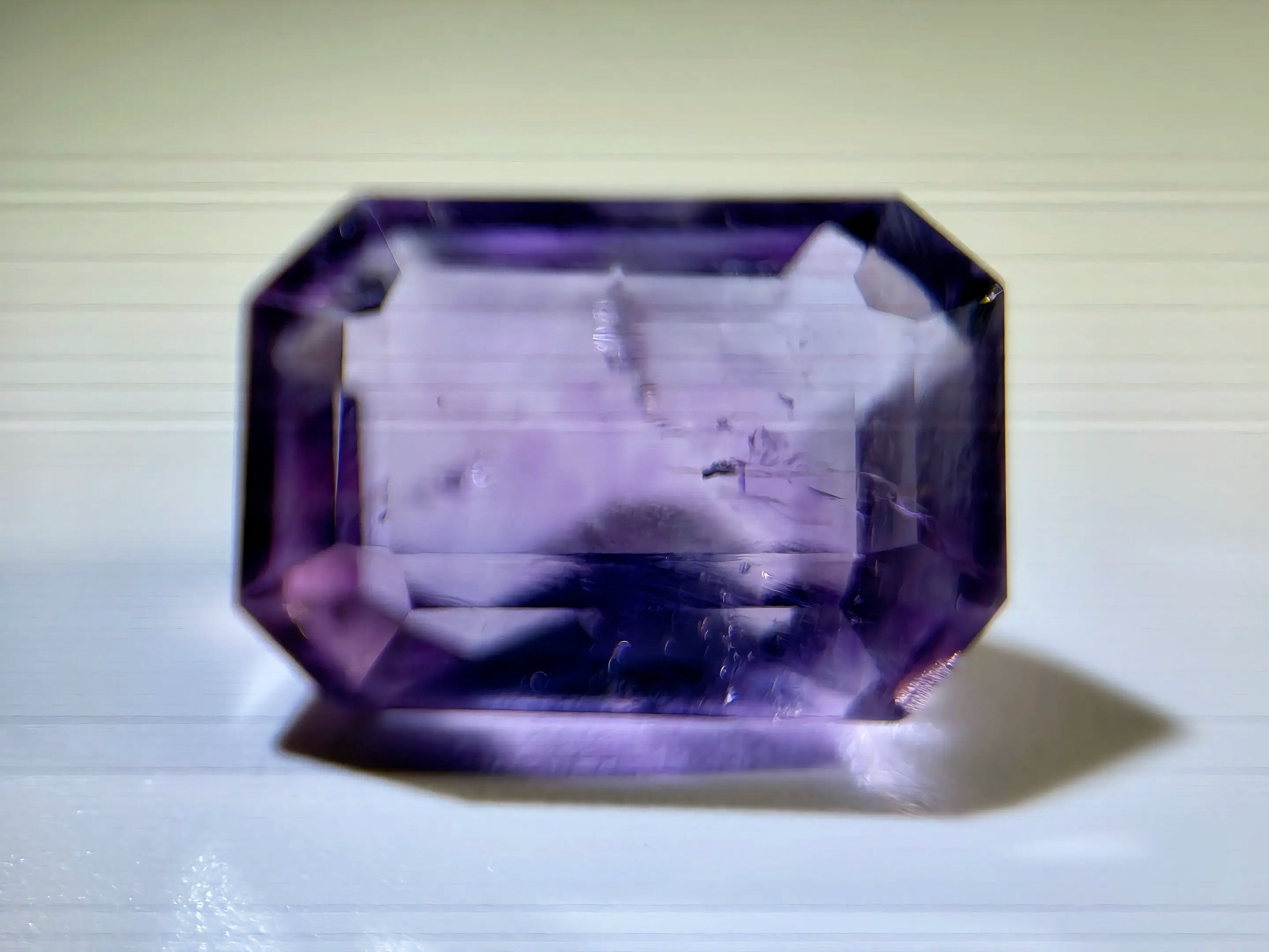 (21.0ct) Royal Vivid Purple Fluorite From Brazil- Precision Master Cut (WAV29)