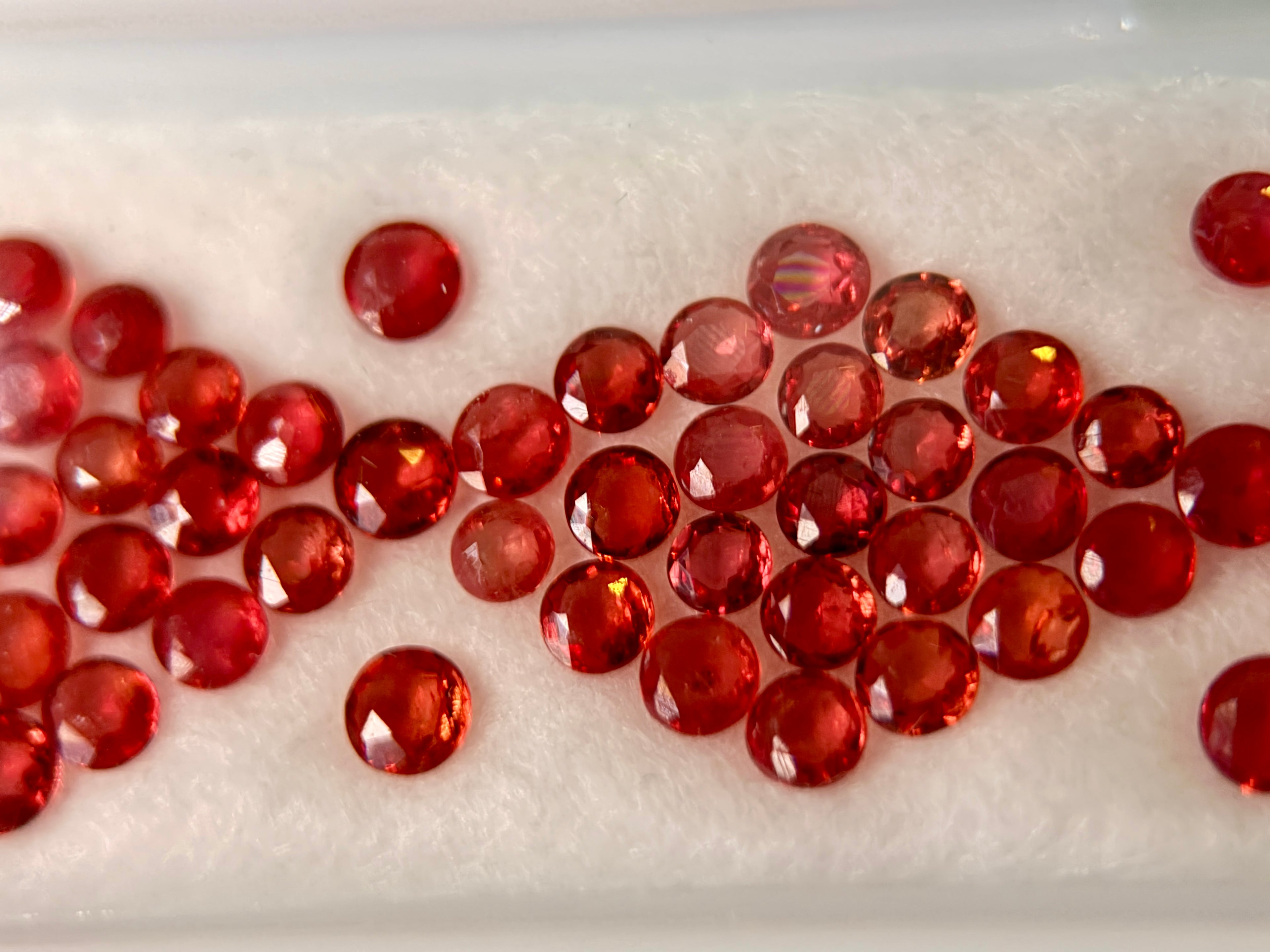 (9.80 Ct.) VS Orange Songea Sapphire Mele Parcel (WAVS5)