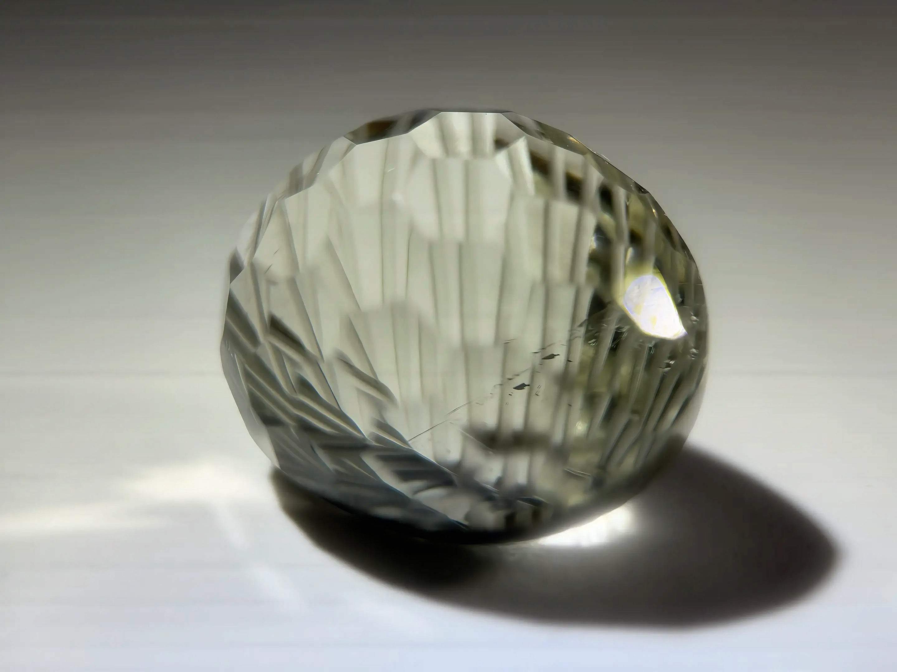 25.60ct Natural Lemon Quartz - Custom Kaleidoscope Oval - Massive Precision Cut - VS+ (WAV75)