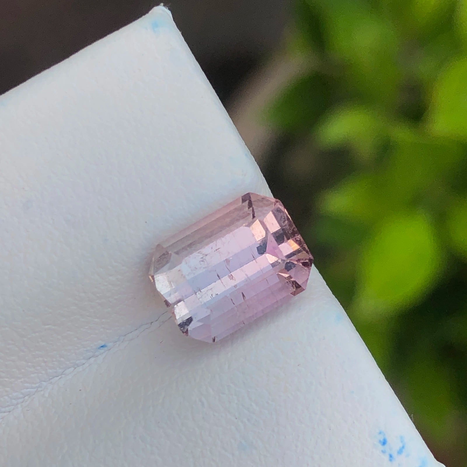 (2.83ct) Natural Afghan Tourmaline - Rare "Baby Pink" - Precision Octagon Cut - Untreated (WAV63)