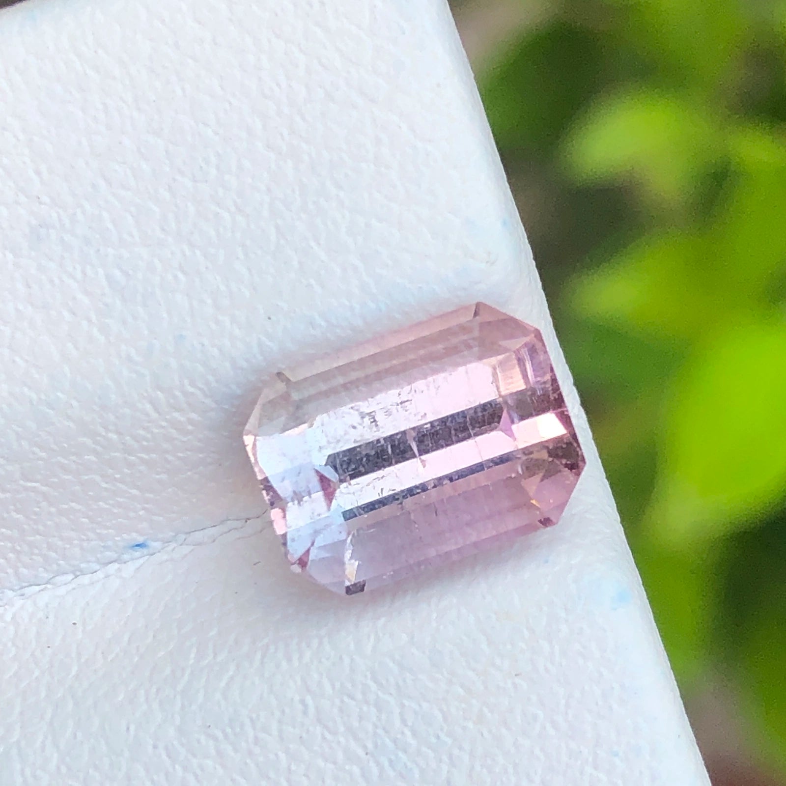 (2.83ct) Natural Afghan Tourmaline - Rare "Baby Pink" - Precision Octagon Cut - Untreated (WAV63)