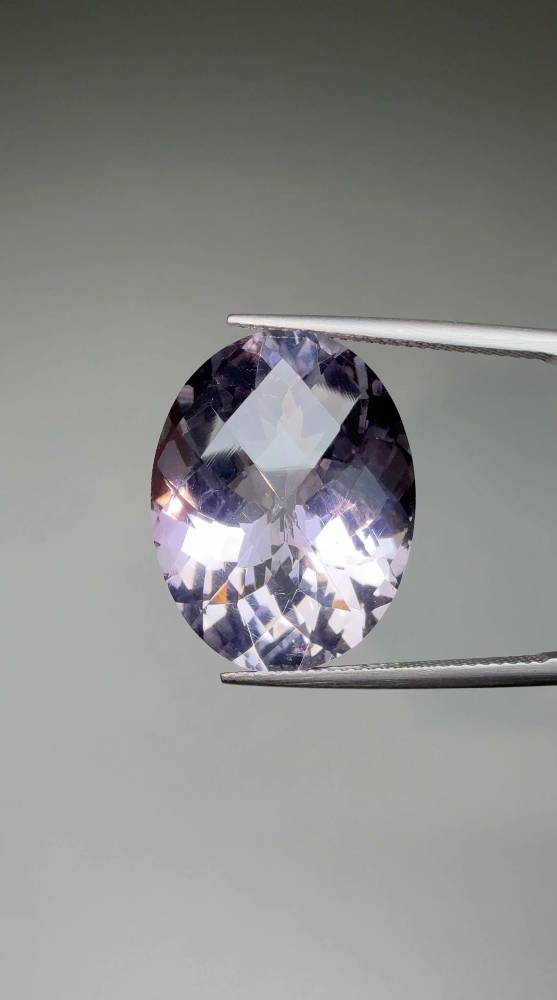 (22.35ct) Natural Lavender Amethyst - Large 22mm Round Cut - 100% Untreated Gemstone (WAV39)