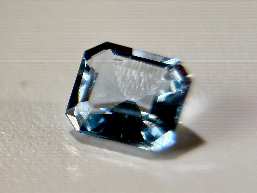 Santa Maria Color Aquamarine
(1.31Ct) Born In Minas Garis Brazil (WAV27)