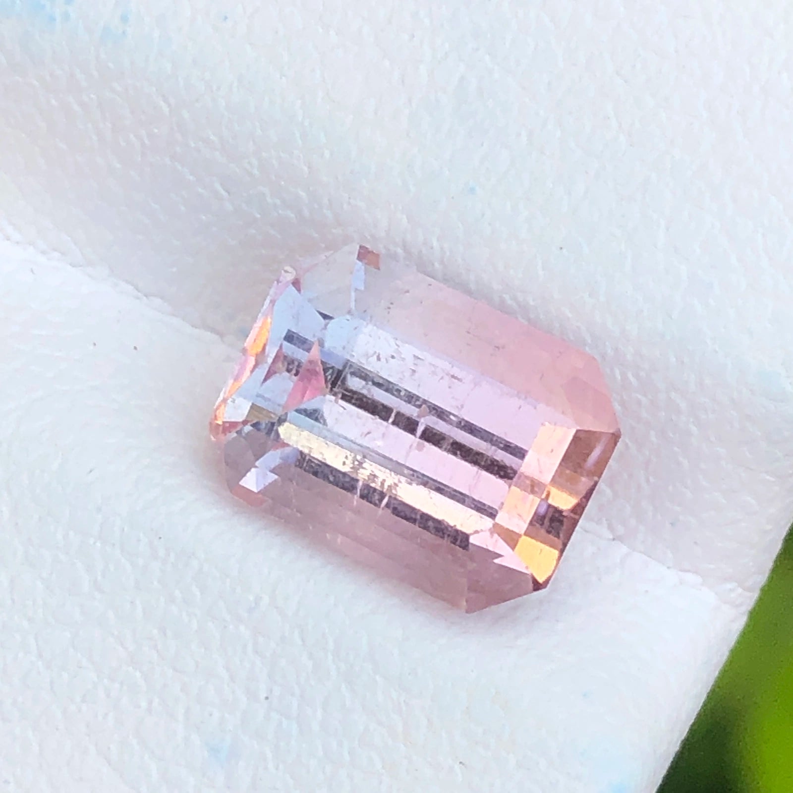 (2.83ct) Natural Afghan Tourmaline - Rare "Baby Pink" - Precision Octagon Cut - Untreated (WAV63)