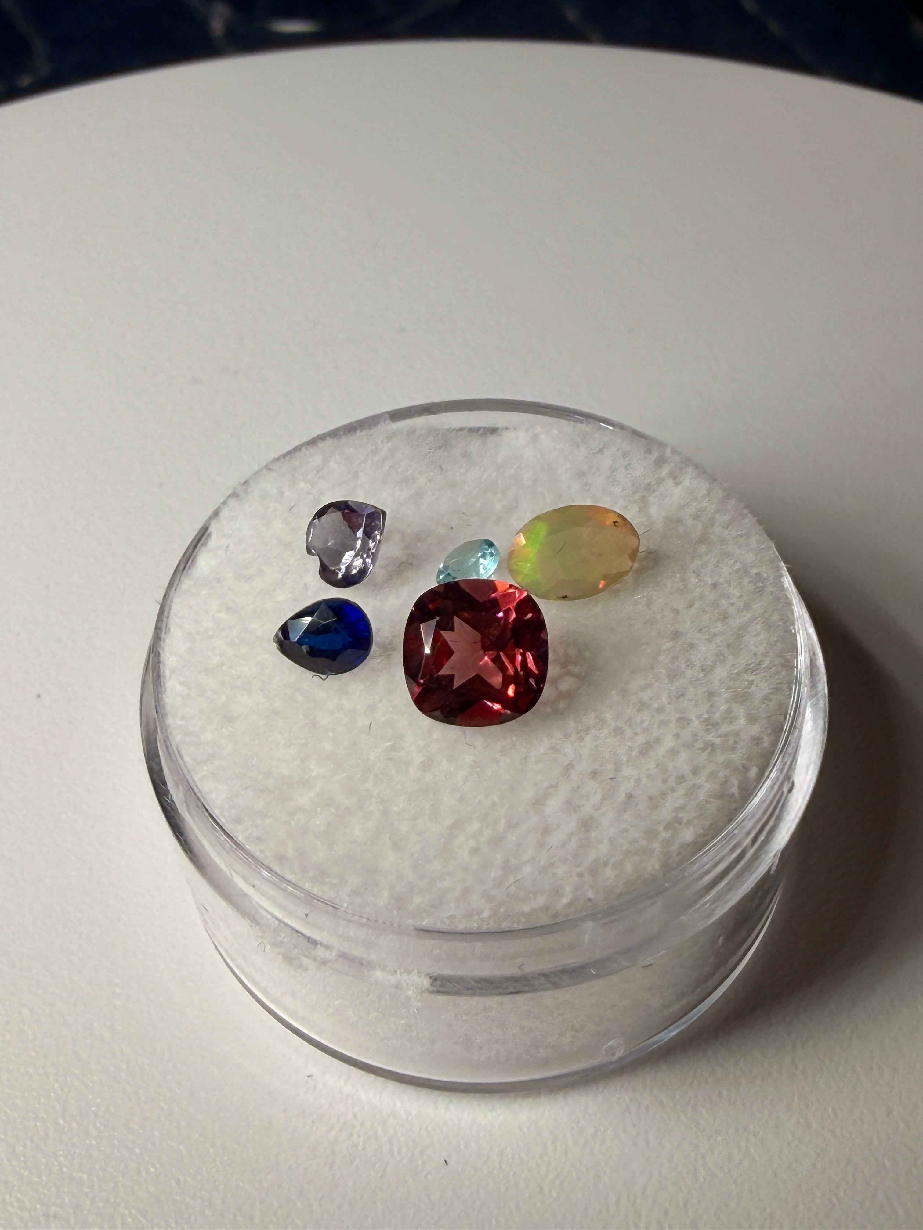 Natural Gemstone Parcel - (1.82ct) Garnet, Opal, Iolite, Kyanite, Apatite (Rare Earth Stones) (WAVS4))