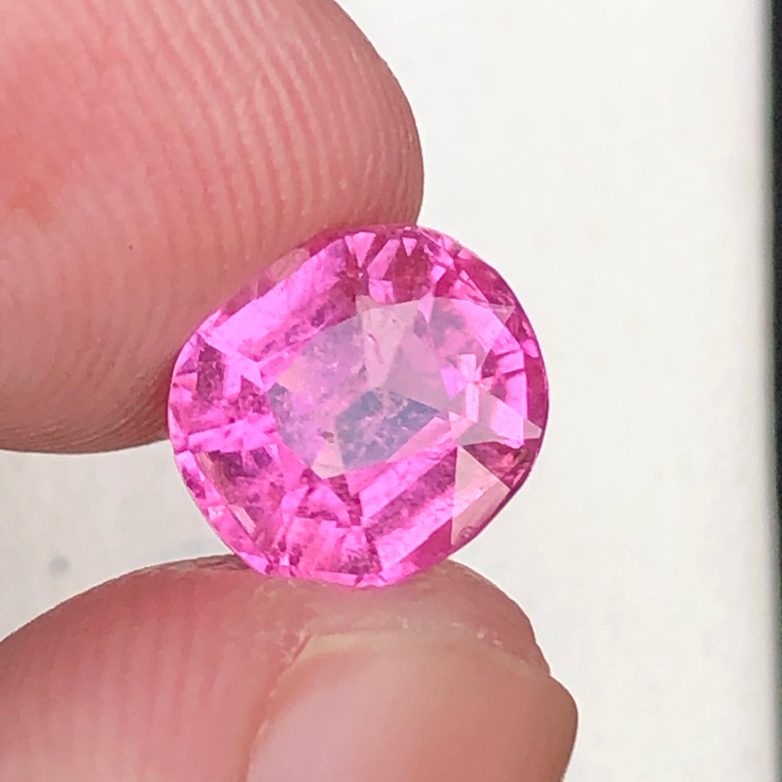 2.15ct Natural Afghan Tourmaline - Rare Bubblegum Pink - Precision Octagon Cut (WAV68)