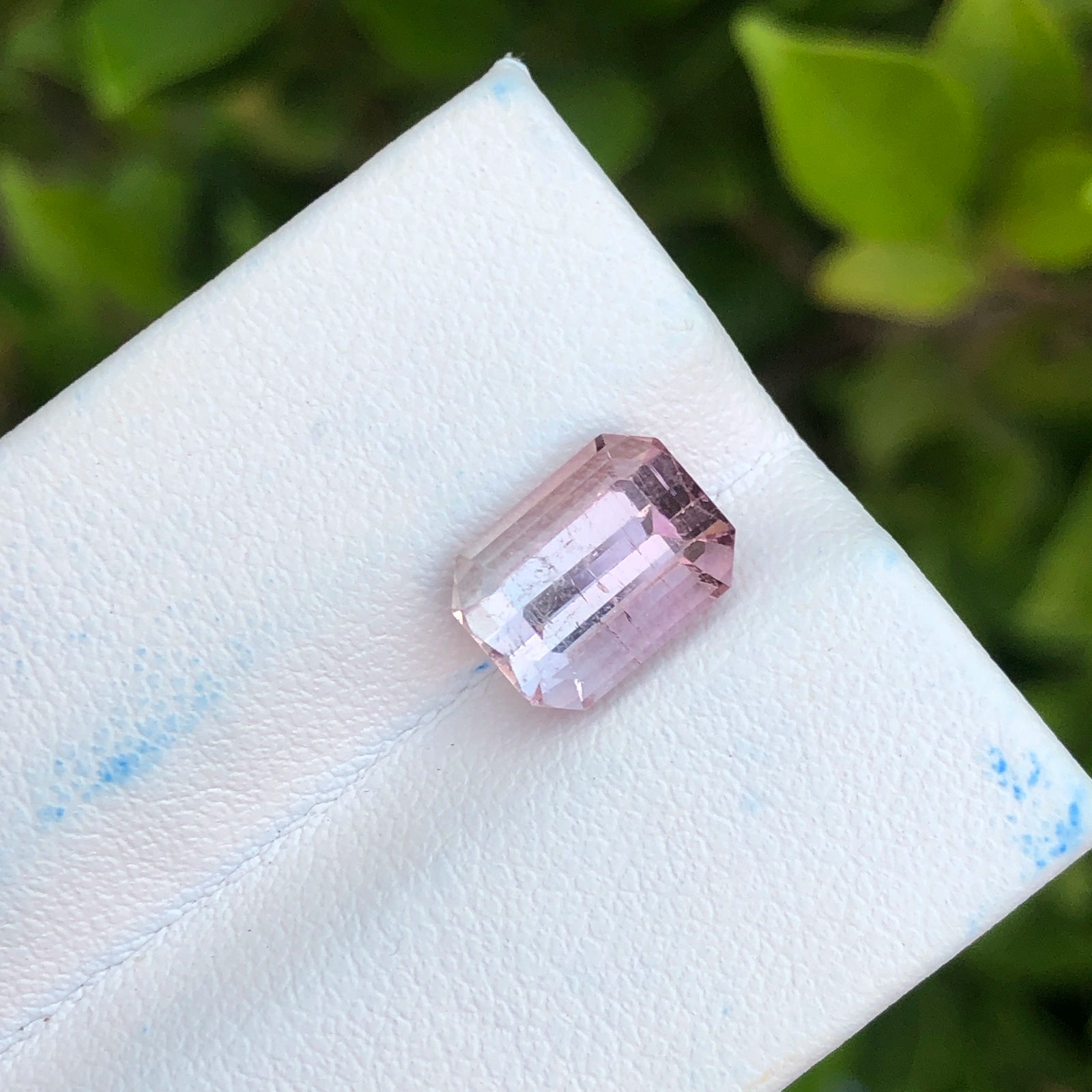 (2.83ct) Natural Afghan Tourmaline - Rare "Baby Pink" - Precision Octagon Cut - Untreated (WAV63)