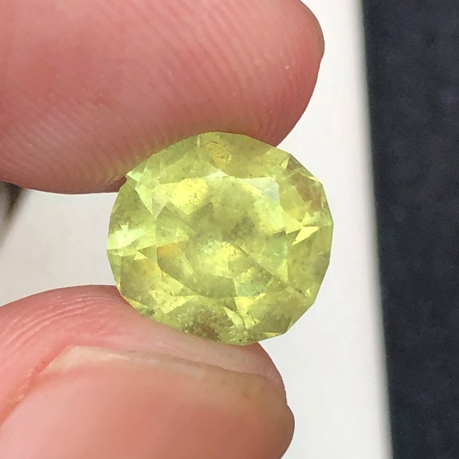 (3.62ct) Natürlicher gelber Turmalin – Seltener „Kanariengelber“ Farbton – Präziser Oktagonschliff – Afghanistan (WAV64)