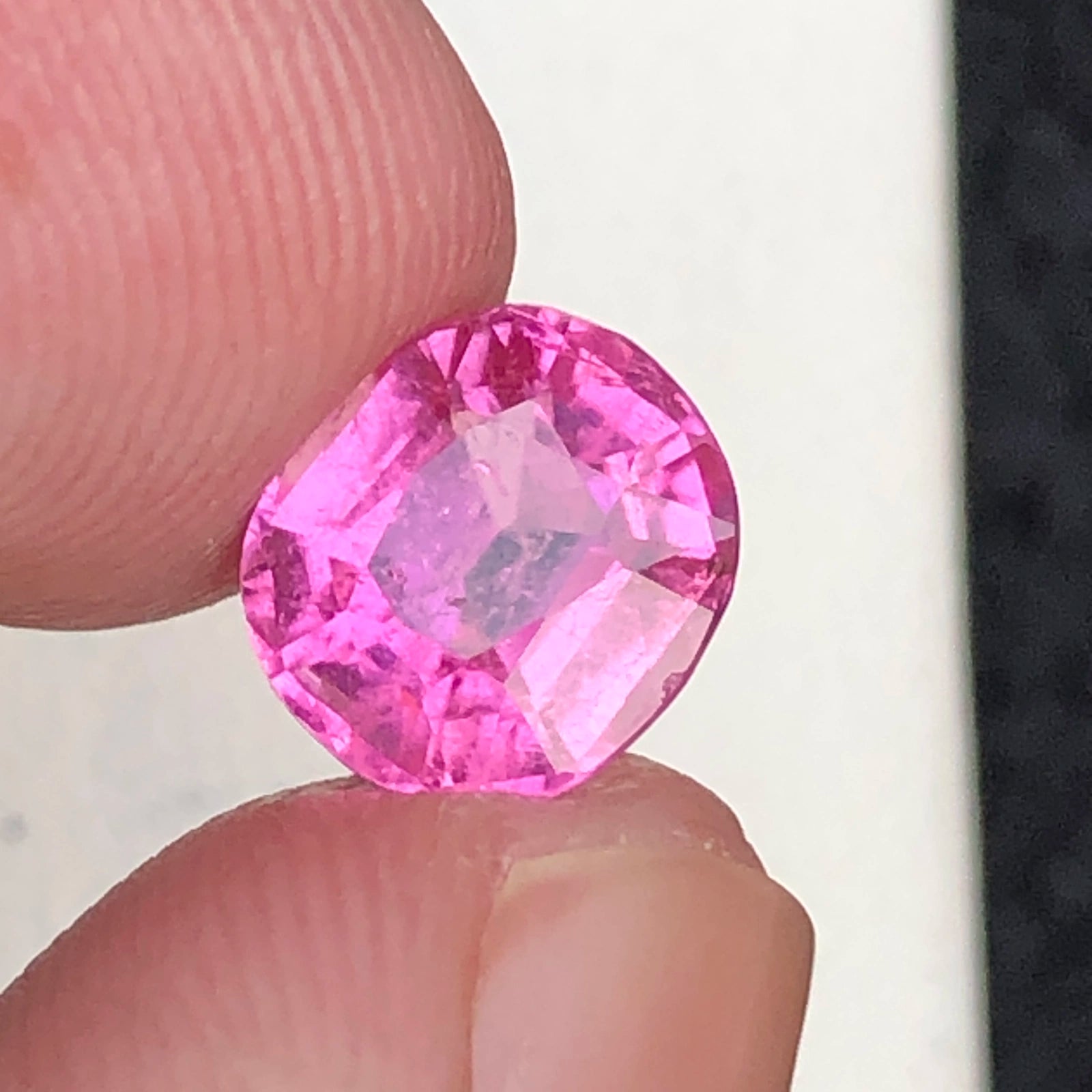 2.15ct Natural Afghan Tourmaline - Rare Bubblegum Pink - Precision Octagon Cut (WAV68)