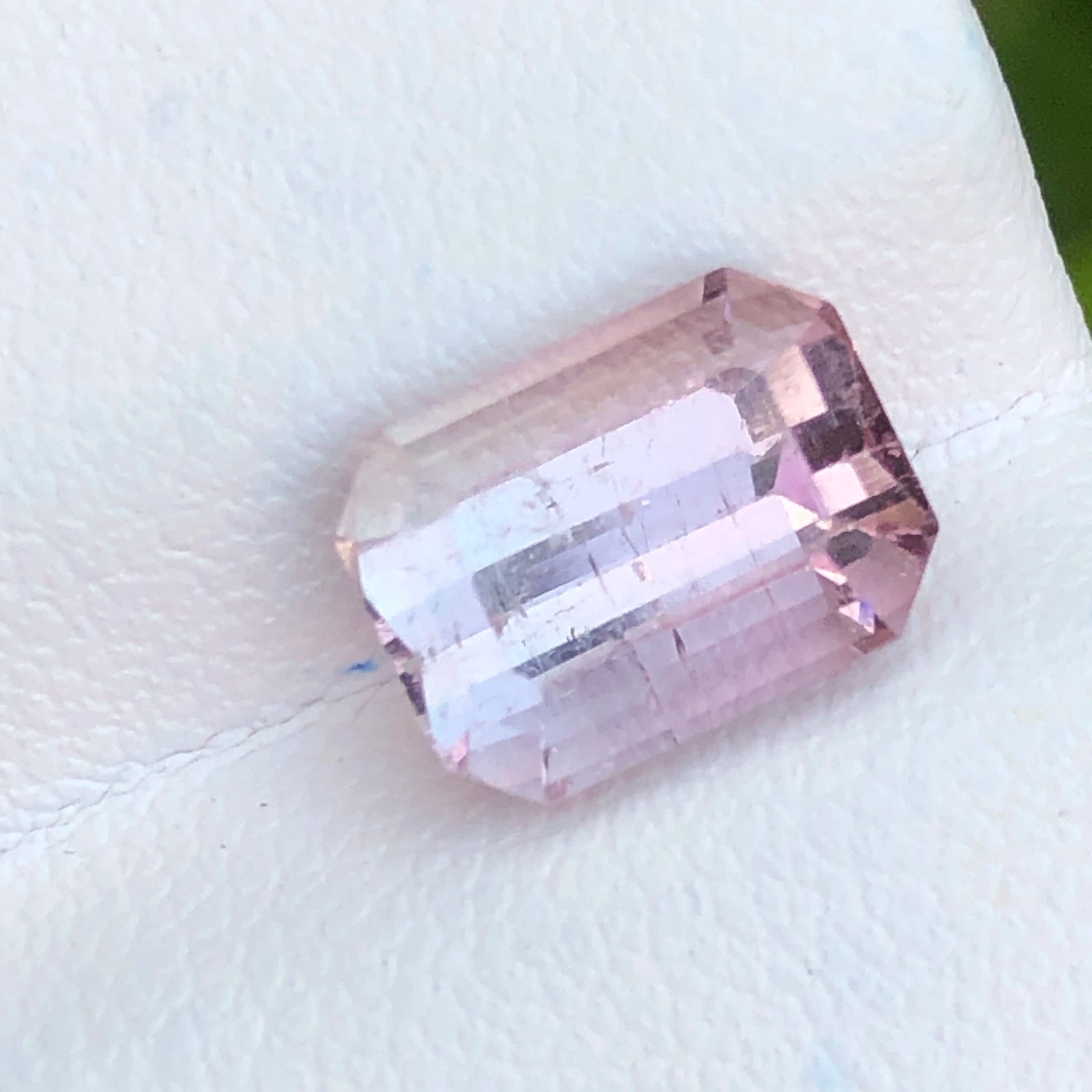 (2.83ct) Natural Afghan Tourmaline - Rare "Baby Pink" - Precision Octagon Cut - Untreated (WAV63)
