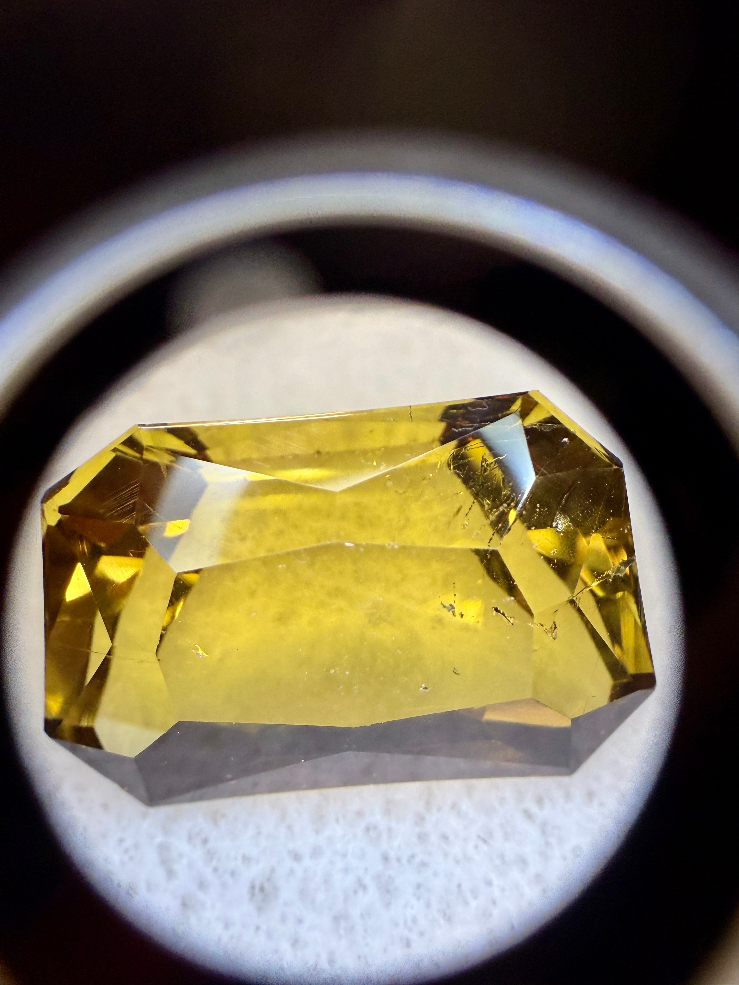 |Custom Precision Cut| Santa Ana Madeir: 16.49 Ct Citrine | State Of Minas Gerais Brazil (WAV24)