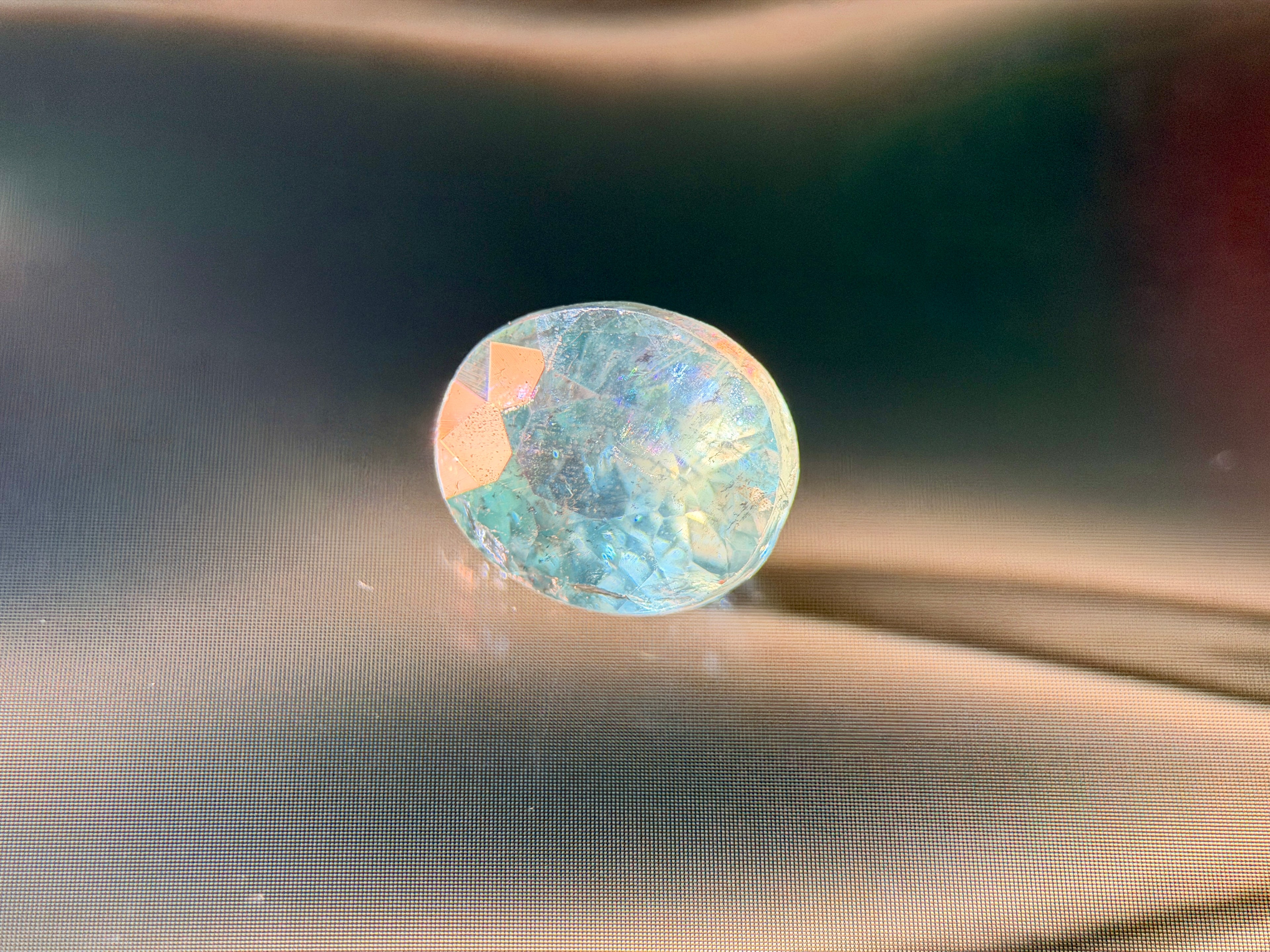 Natural Apatite Greenish Blue (1.84 CT) (WAV18)